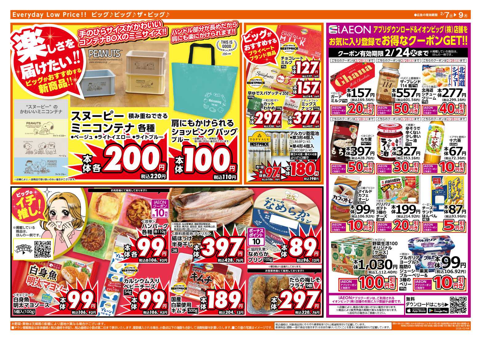 ザ・ビッグ 週末のお買い物はザ・ビッグで！