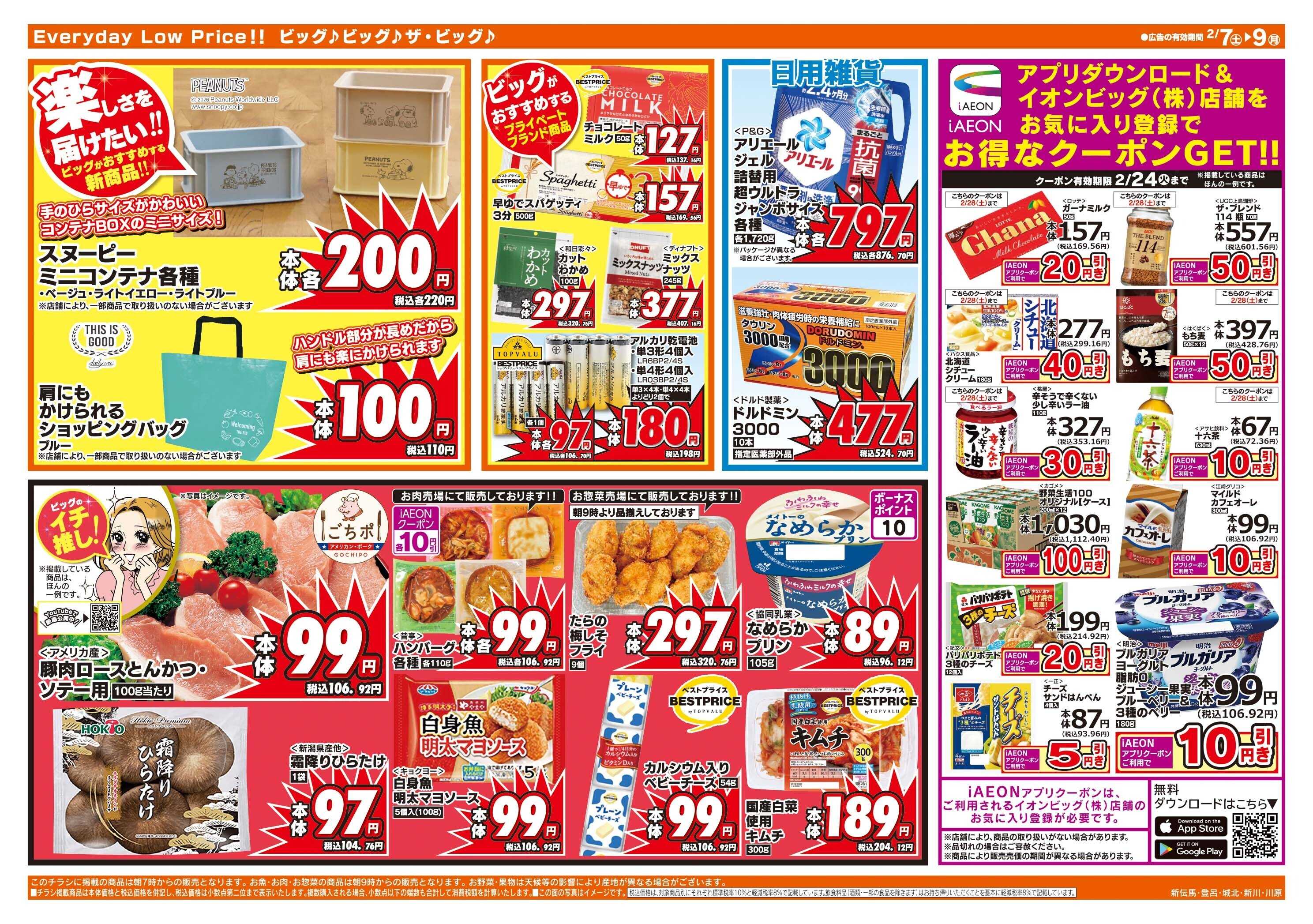 ザ・ビッグ 2/8(日)はザ・ビッグデー