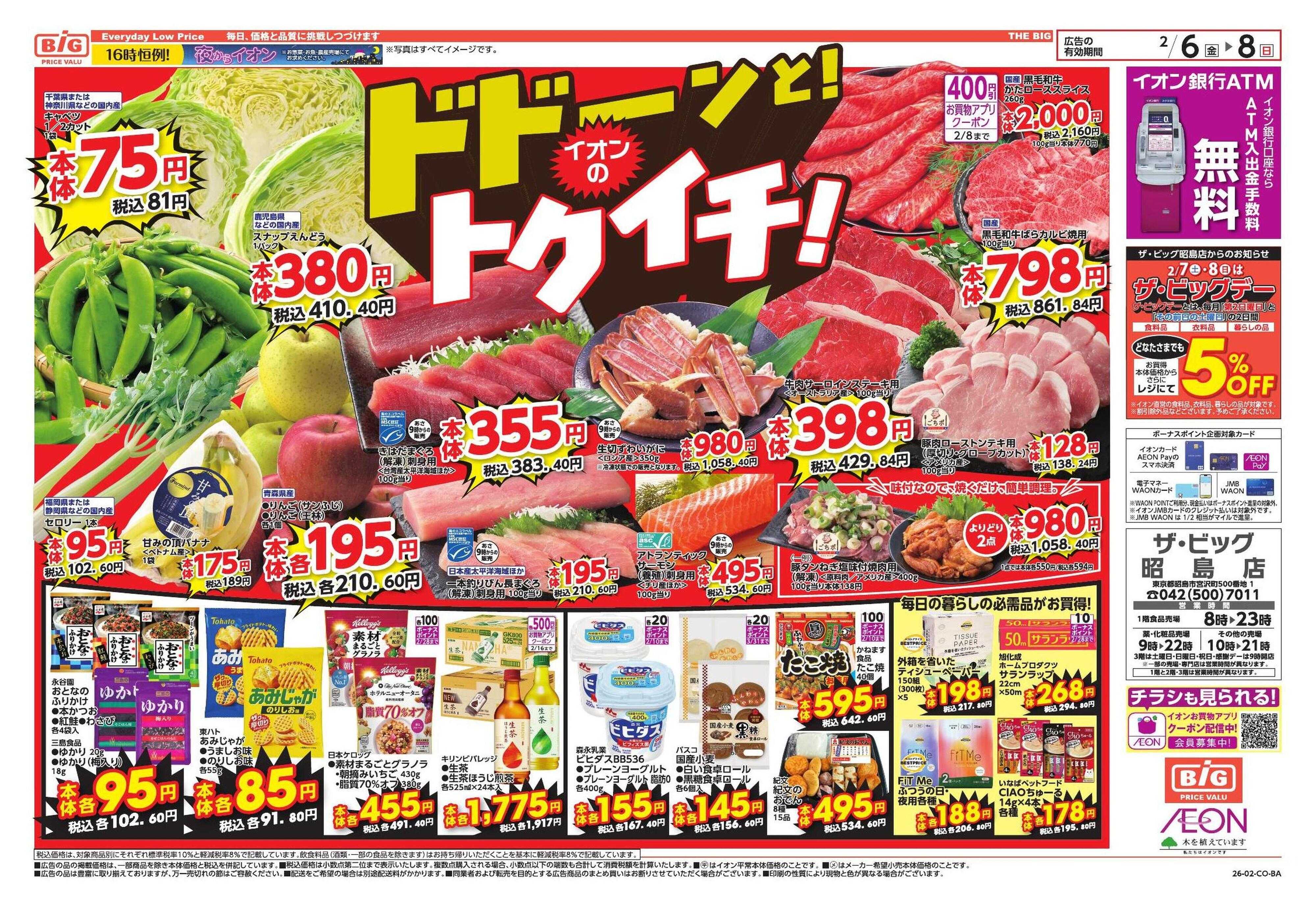 ザ・ビッグ ドドーンと！トクイチ①/イオンで春気分