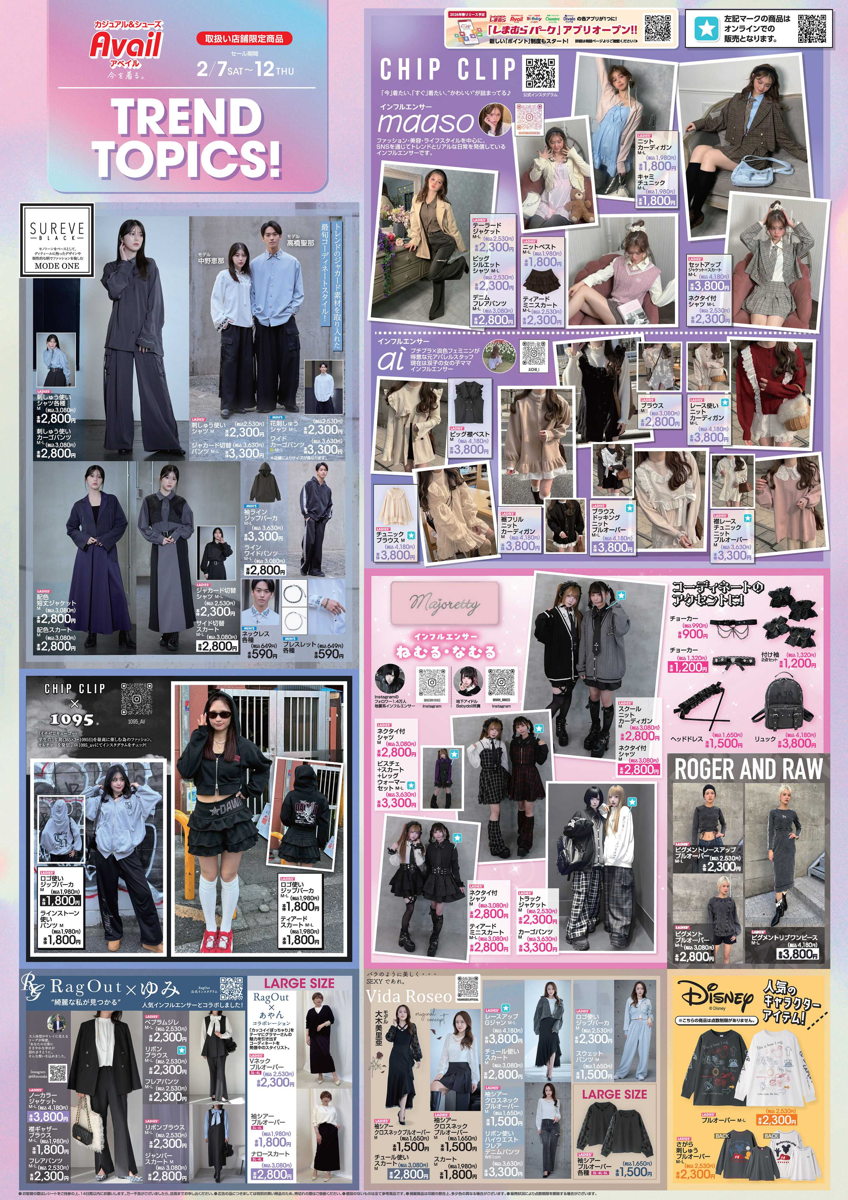 アベイル トレンドトピックス！