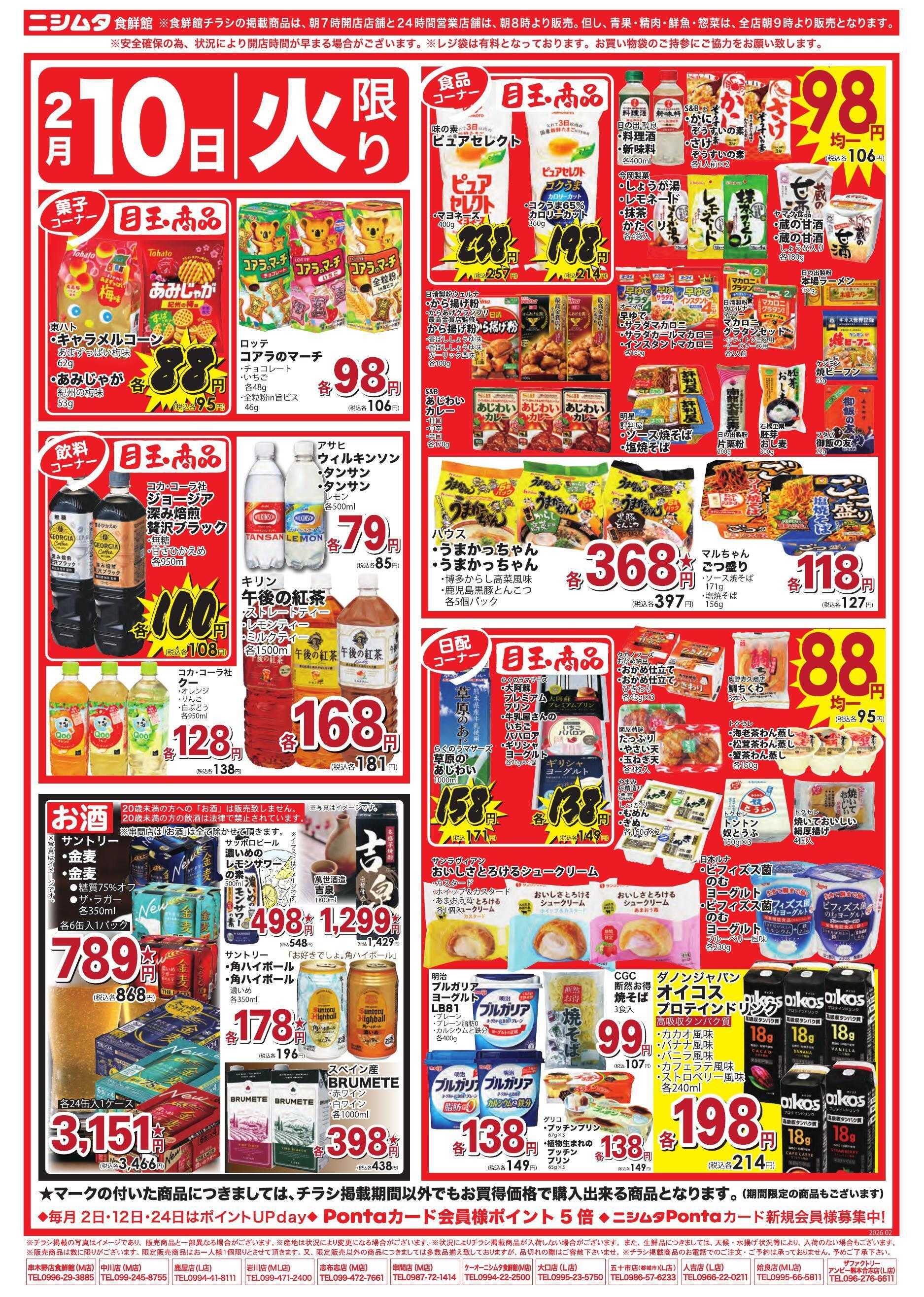 スーパーセンターニシムタ 火曜げんき市1day