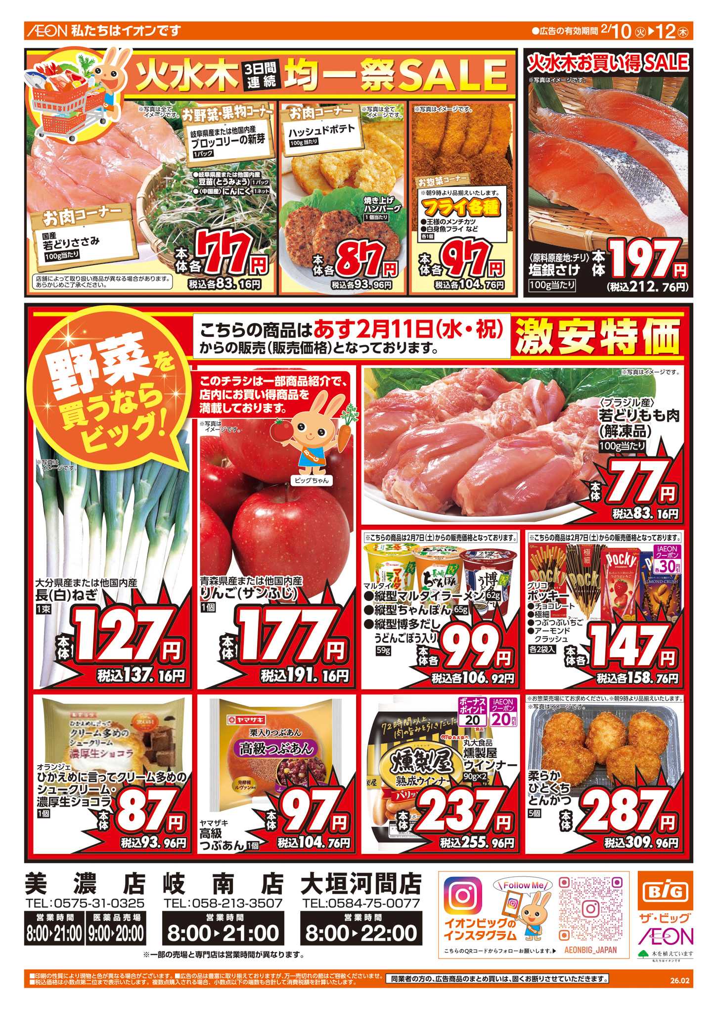 ザ・ビッグ 週中チラシ