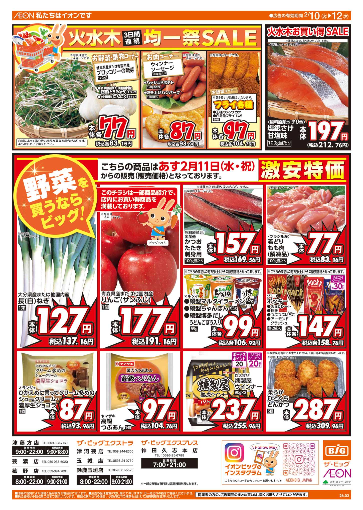 ザ・ビッグ 週中チラシ