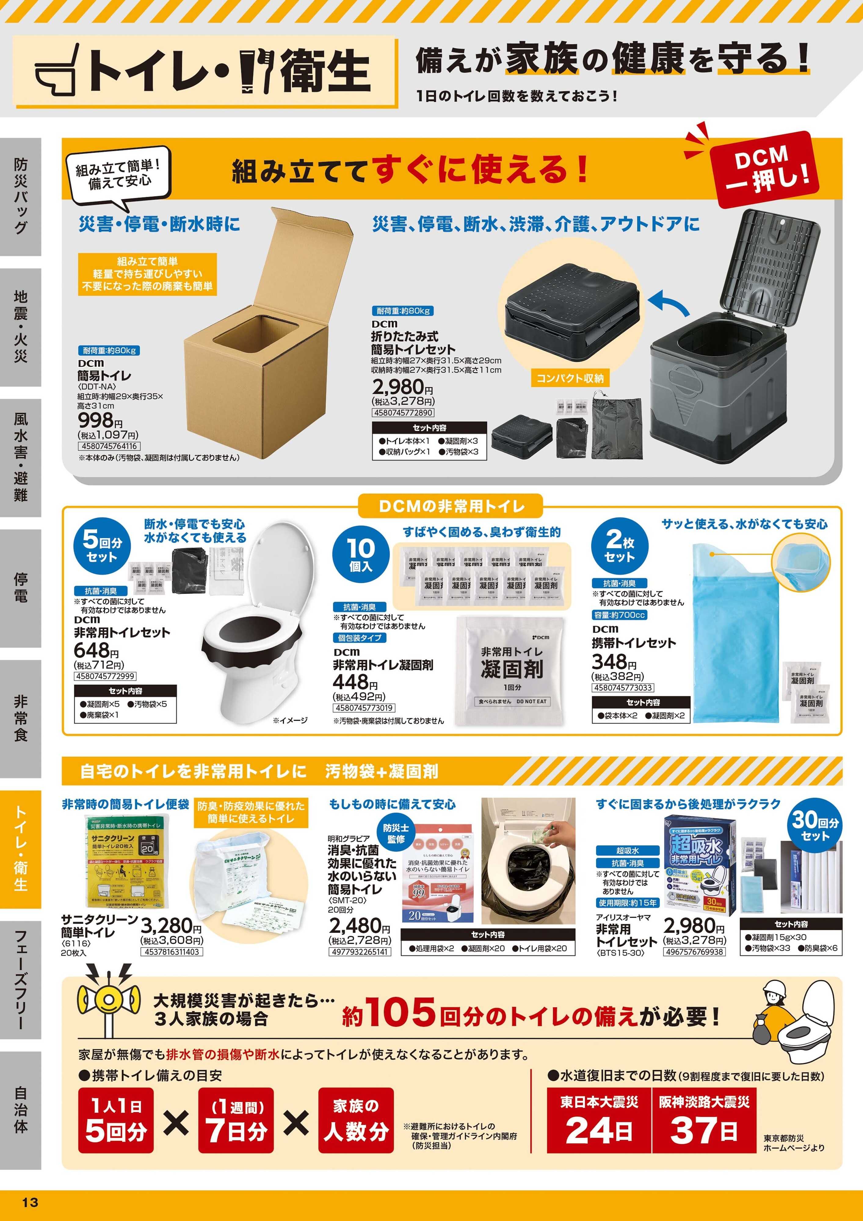 DCM 防災カタログ