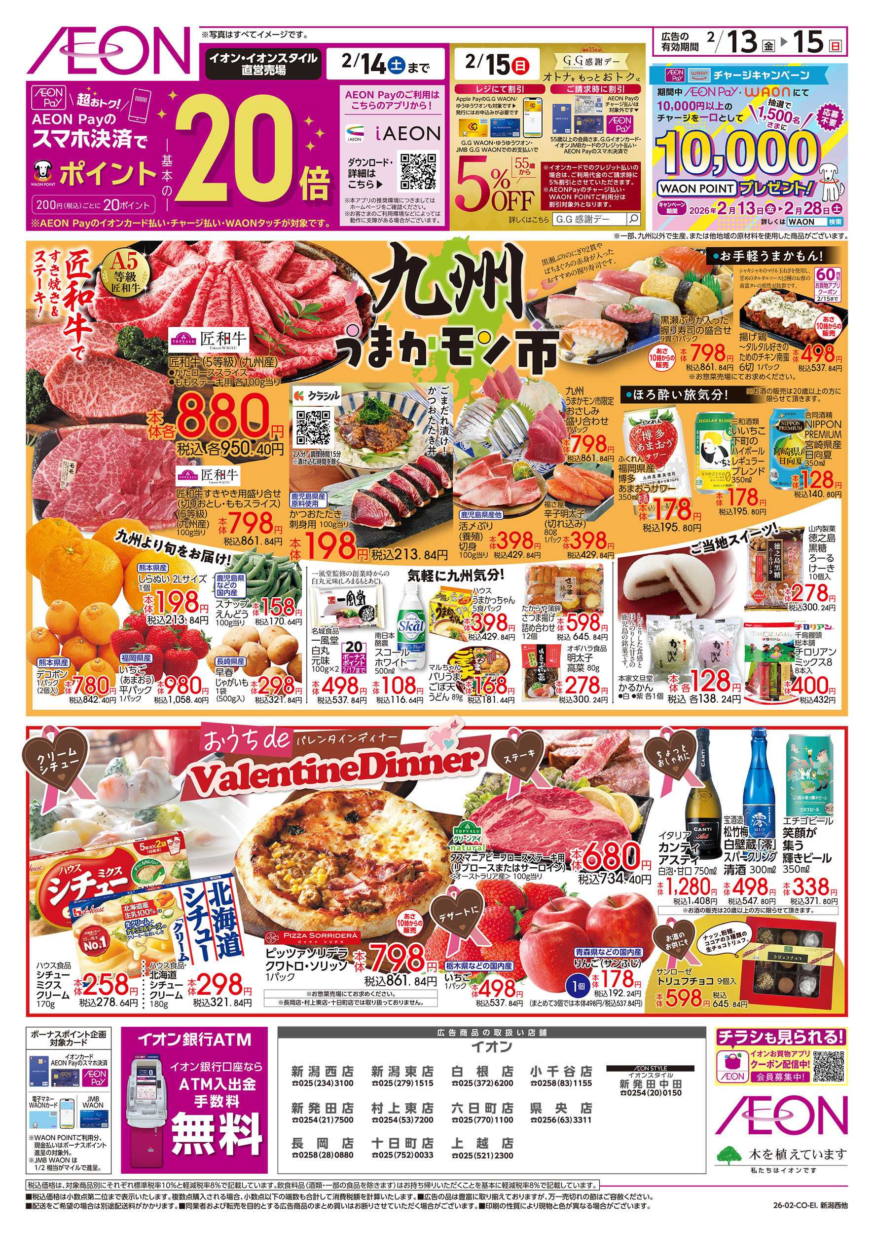 イオン 2/13号　九州うまかモン市：裏面