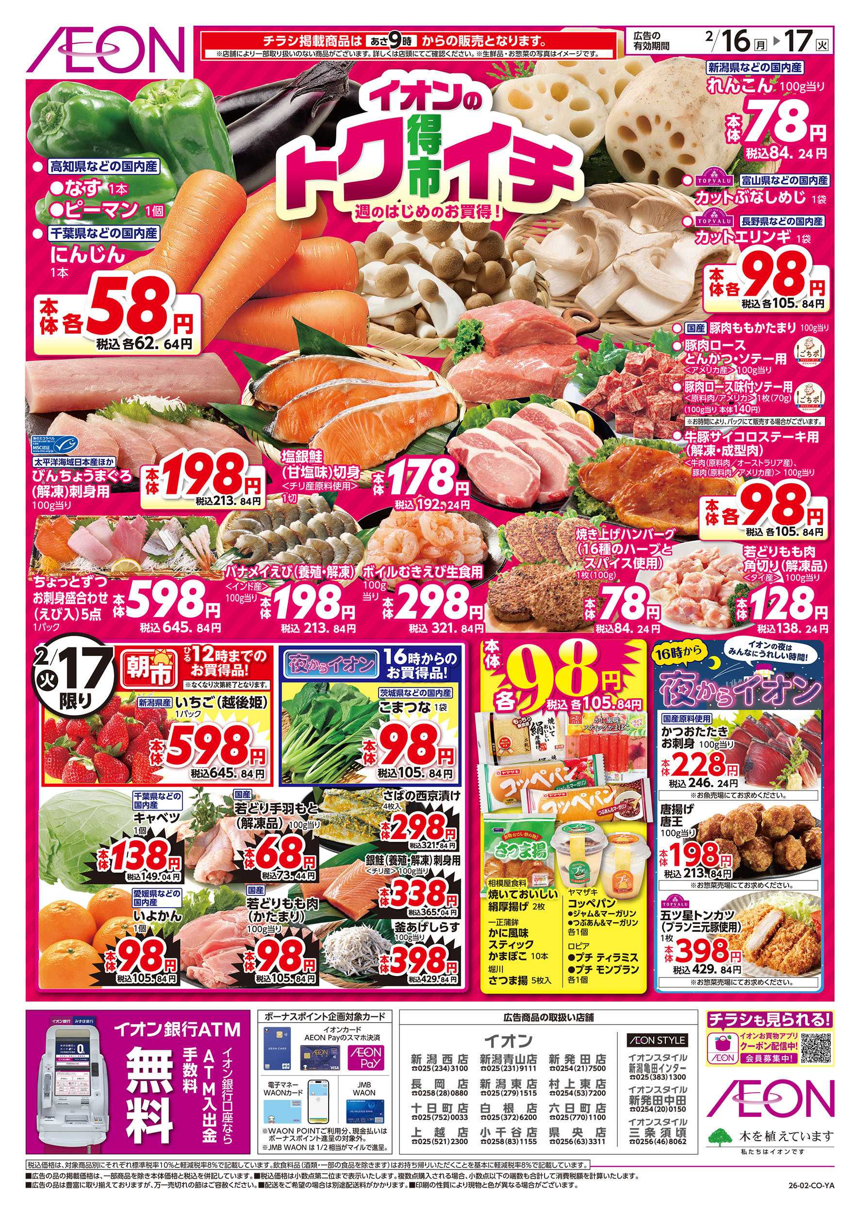 イオン 2/16号　イオンのトクイチ：表面