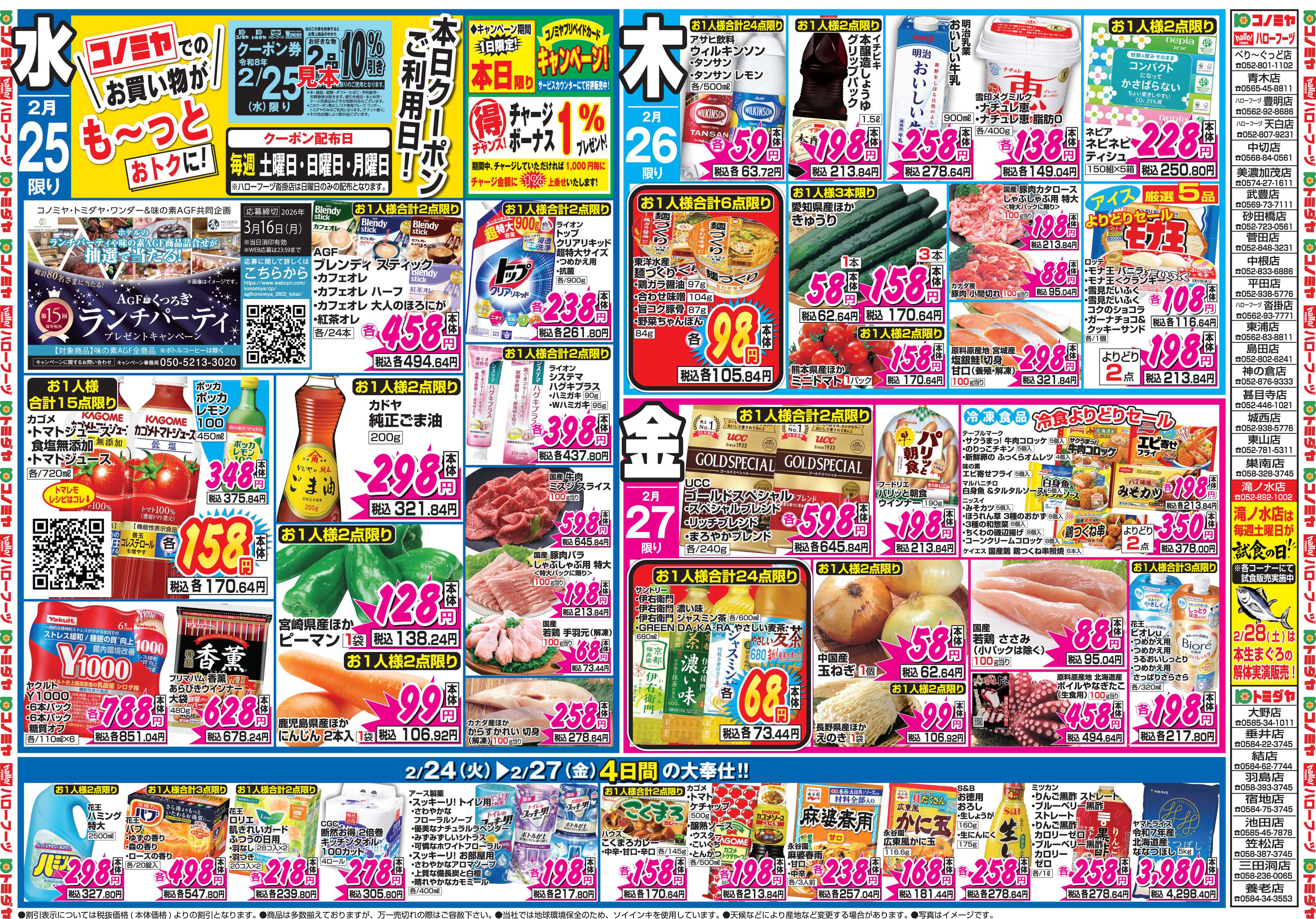 コノミヤ 2月23日号チラシ