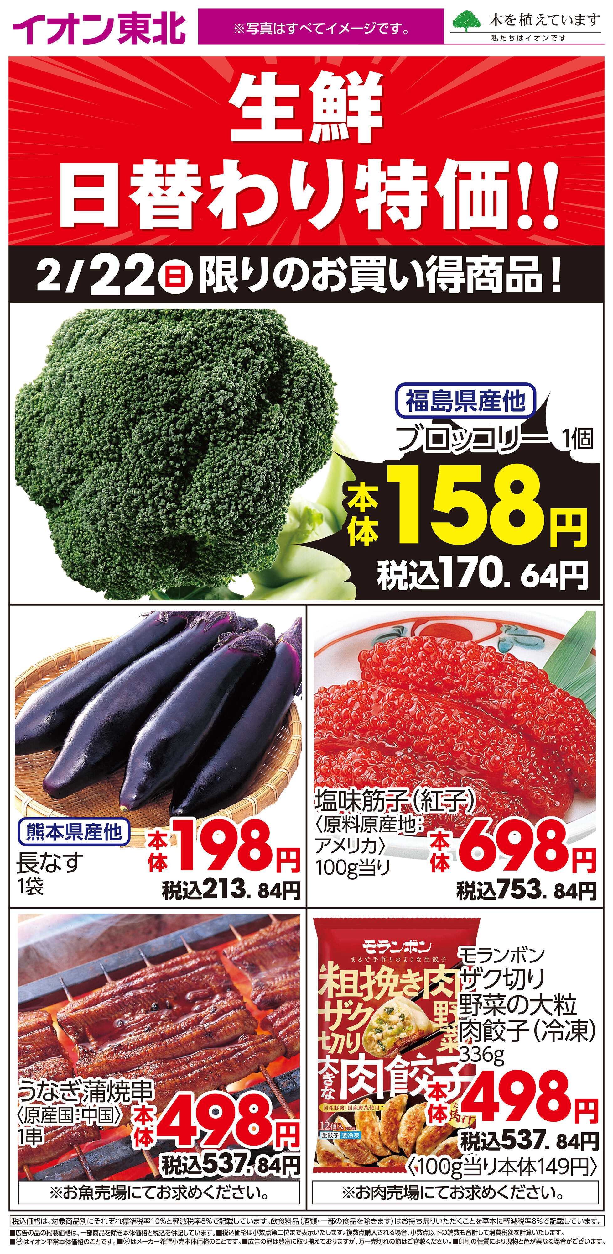 イオン 2月22日日替わり