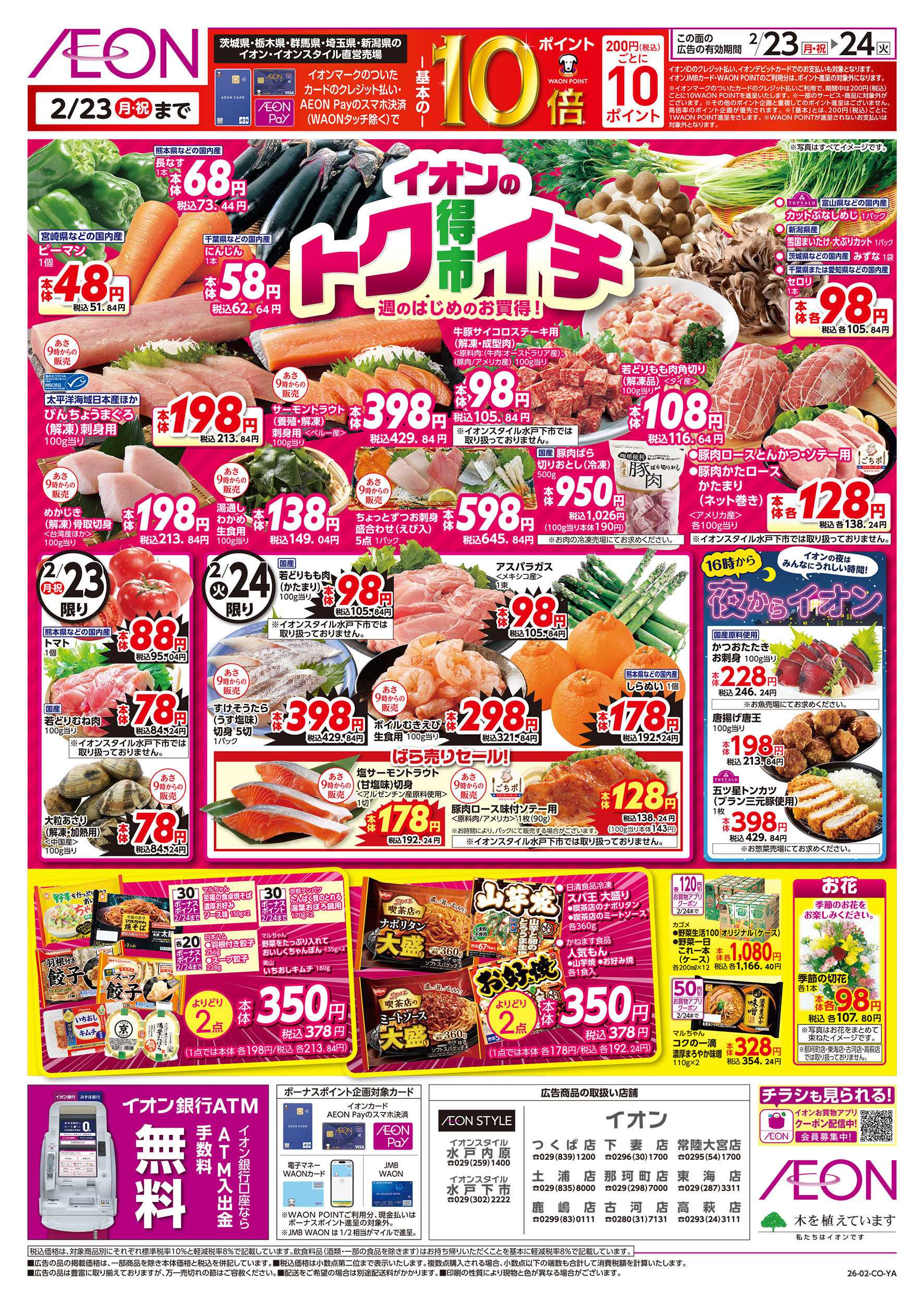 イオンスタイル 2/23号　イオンのトクイチ：表面