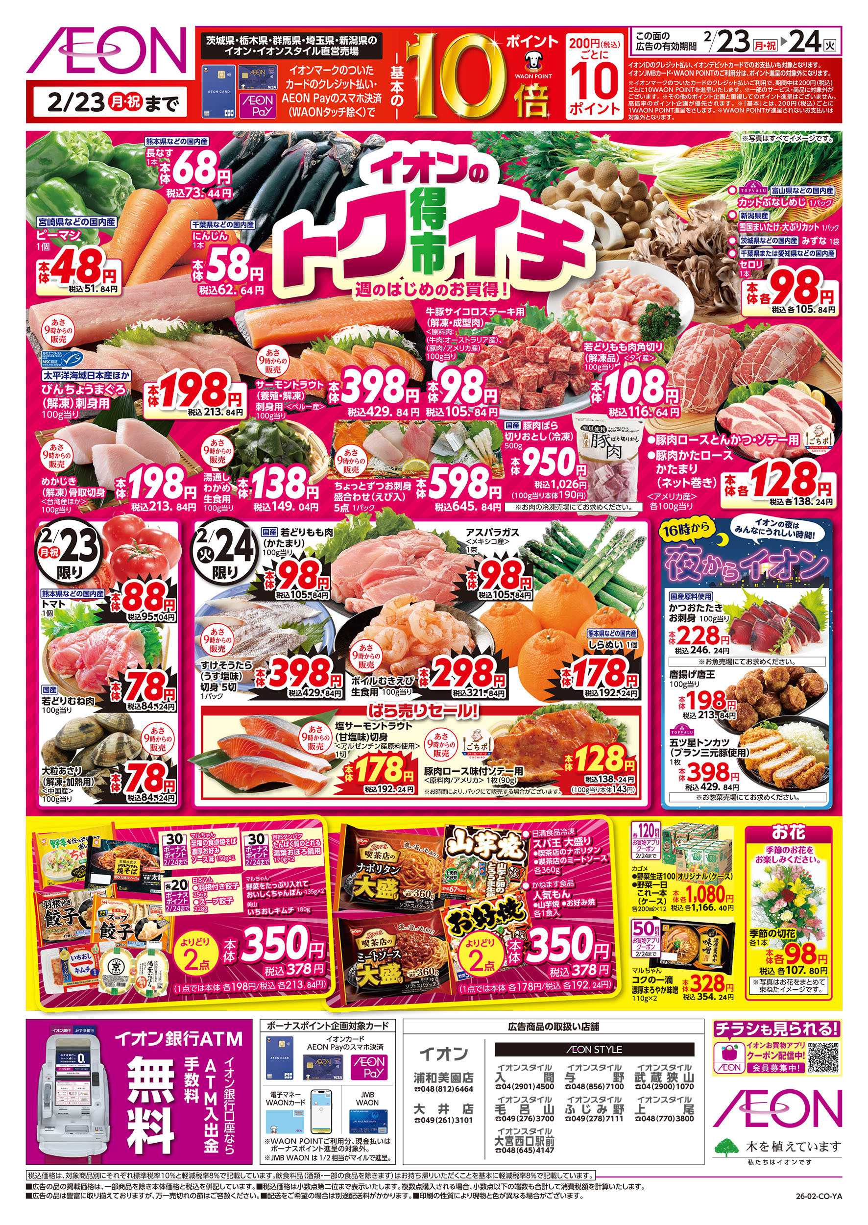 イオンスタイル 2/23号　イオンのトクイチ：表面