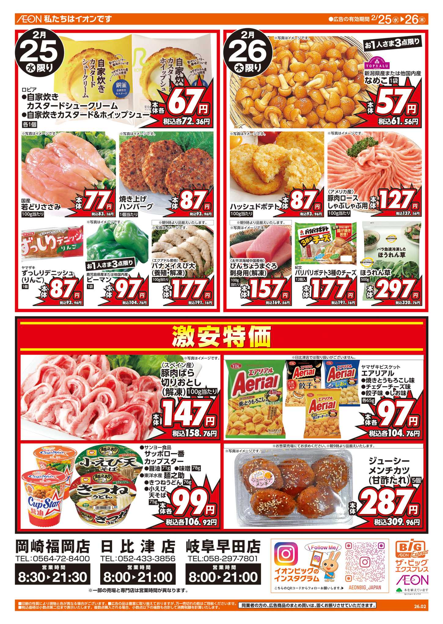 ザ・ビッグエクスプレス 週中チラシ