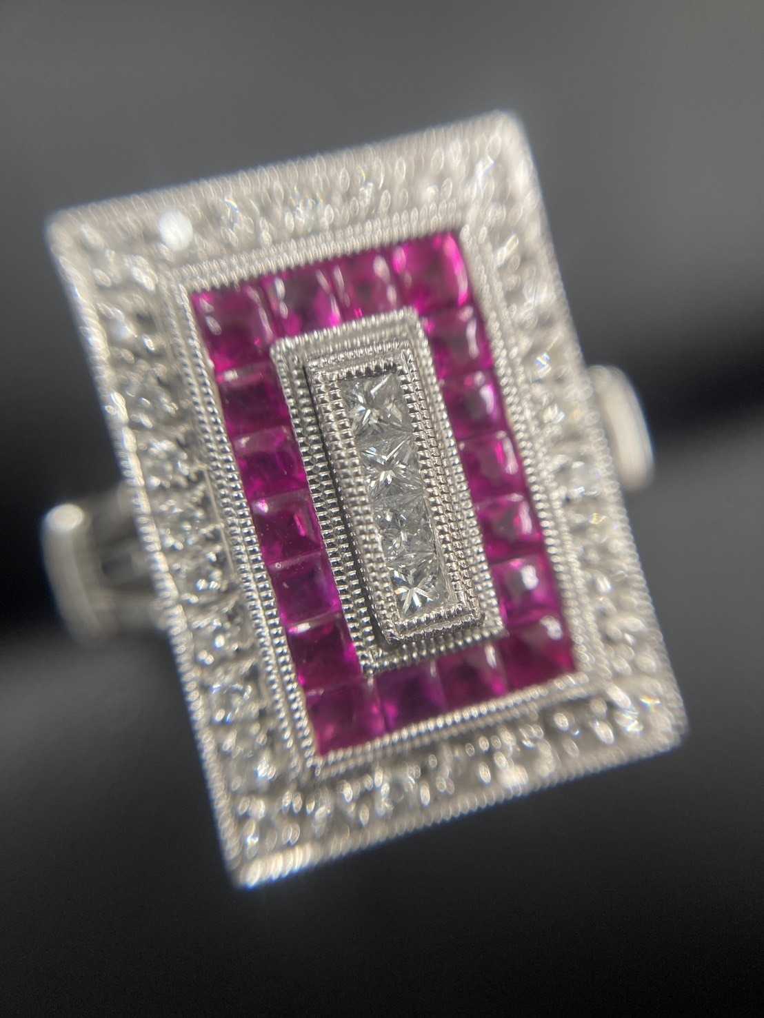 買取大吉 プラチナ　ダイアモンドリング