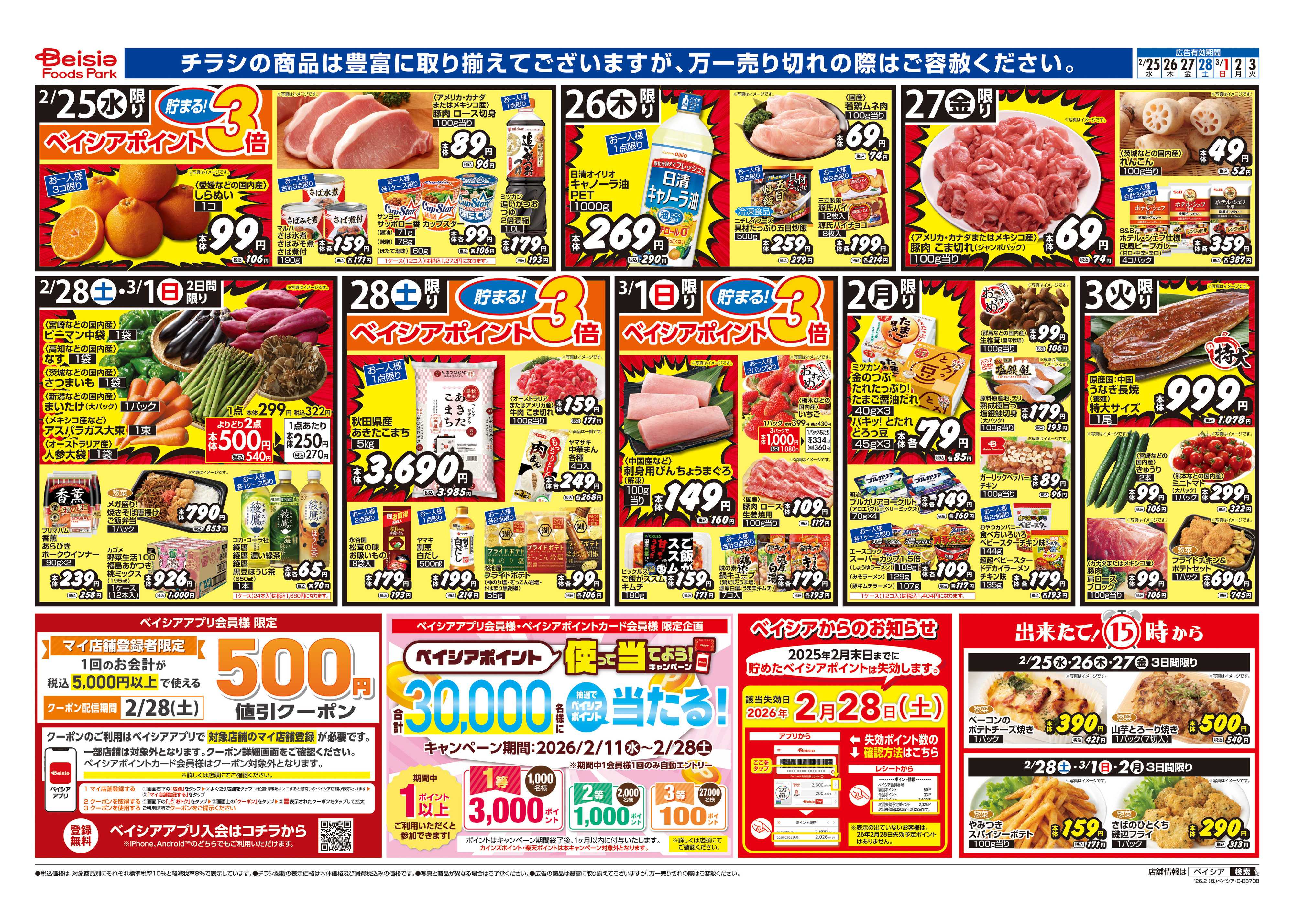 ベイシアフーズパーク ひなまつり