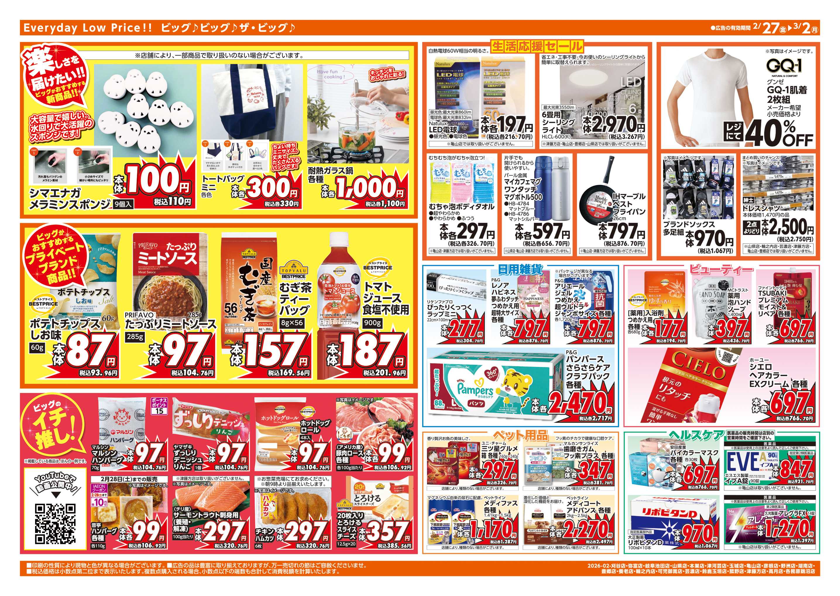 ザ・ビッグ 週末チラシ