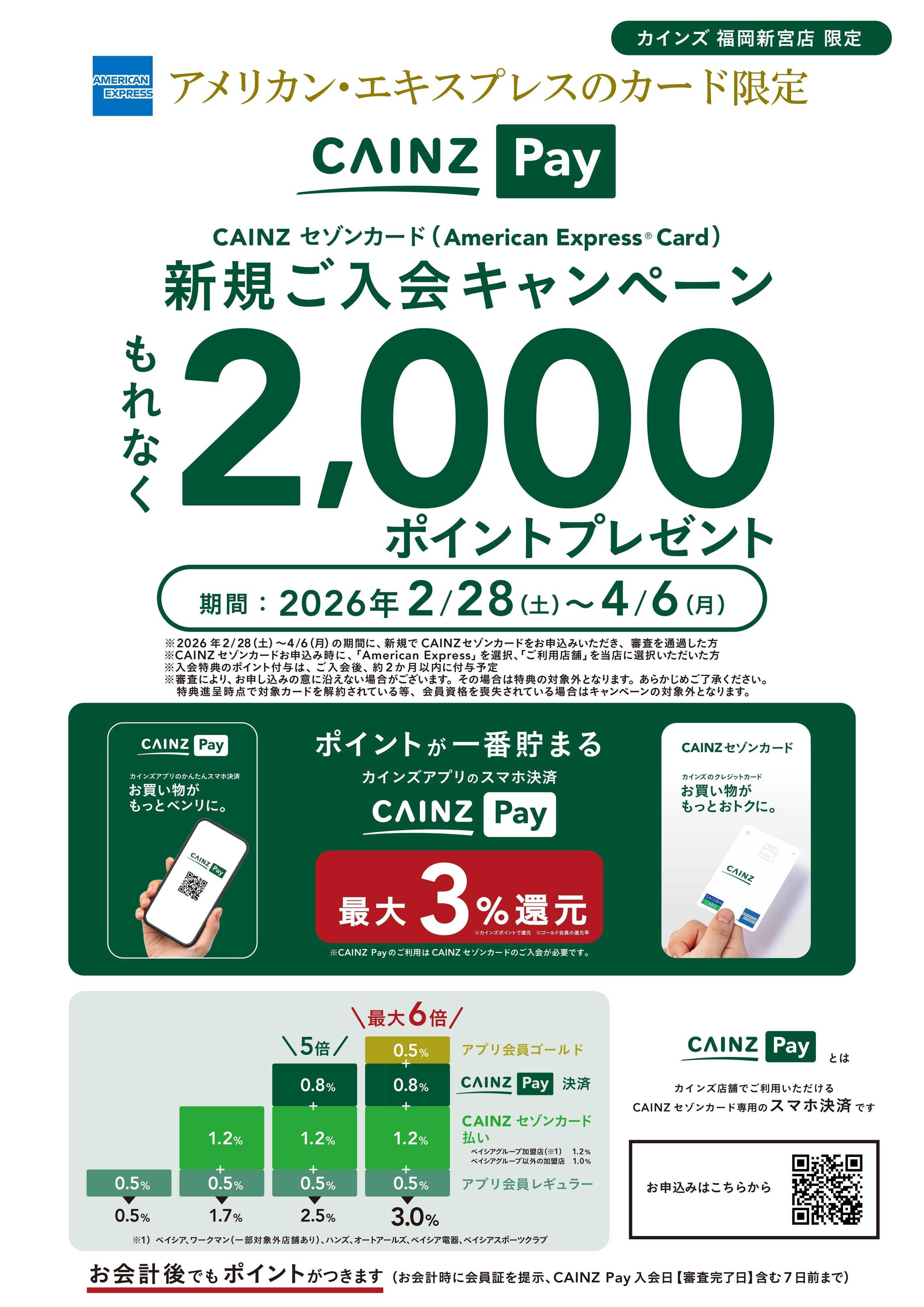 カインズ カインズPayキャンペーン2/28号