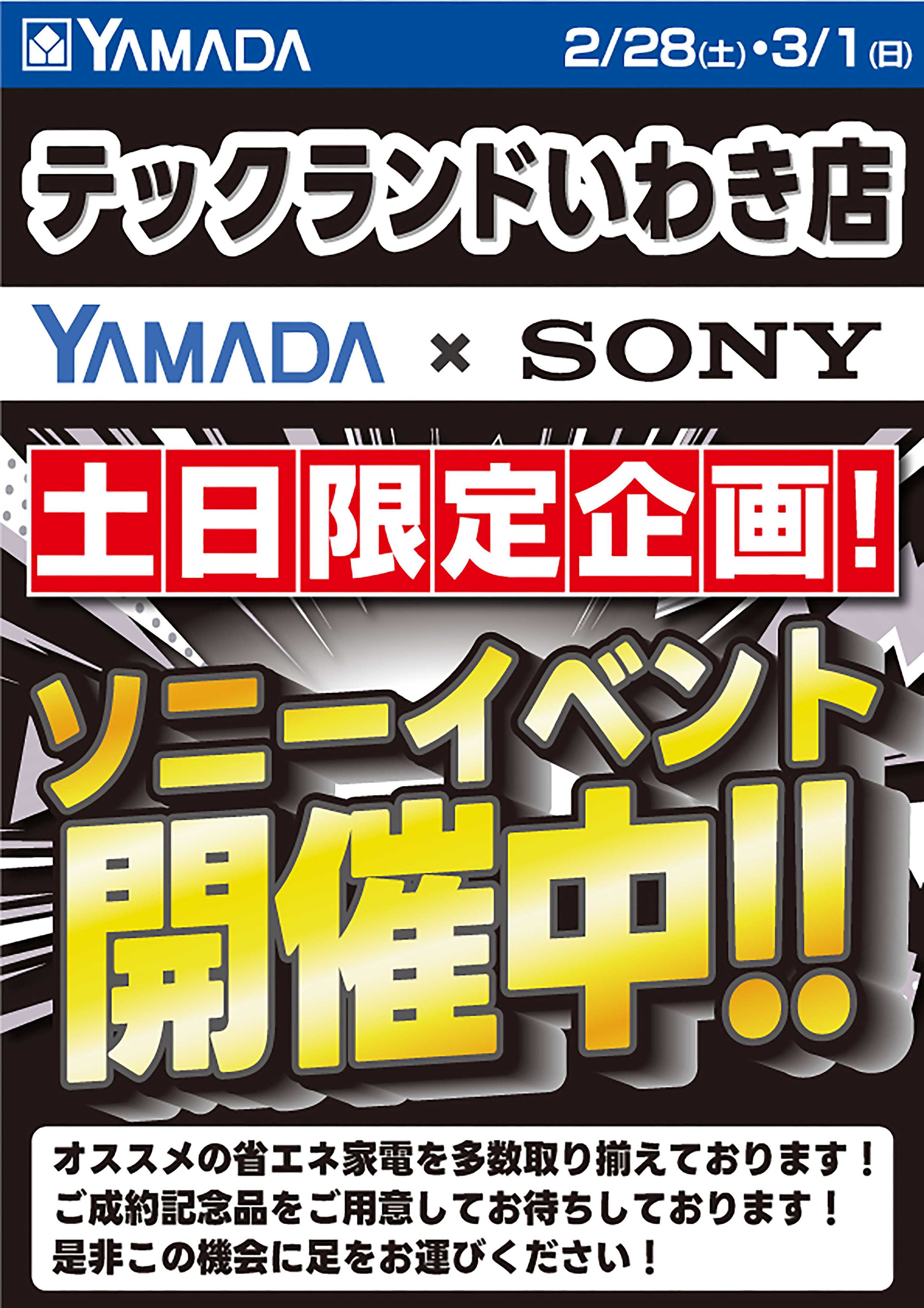 ヤマダデンキ 土日限定企画！