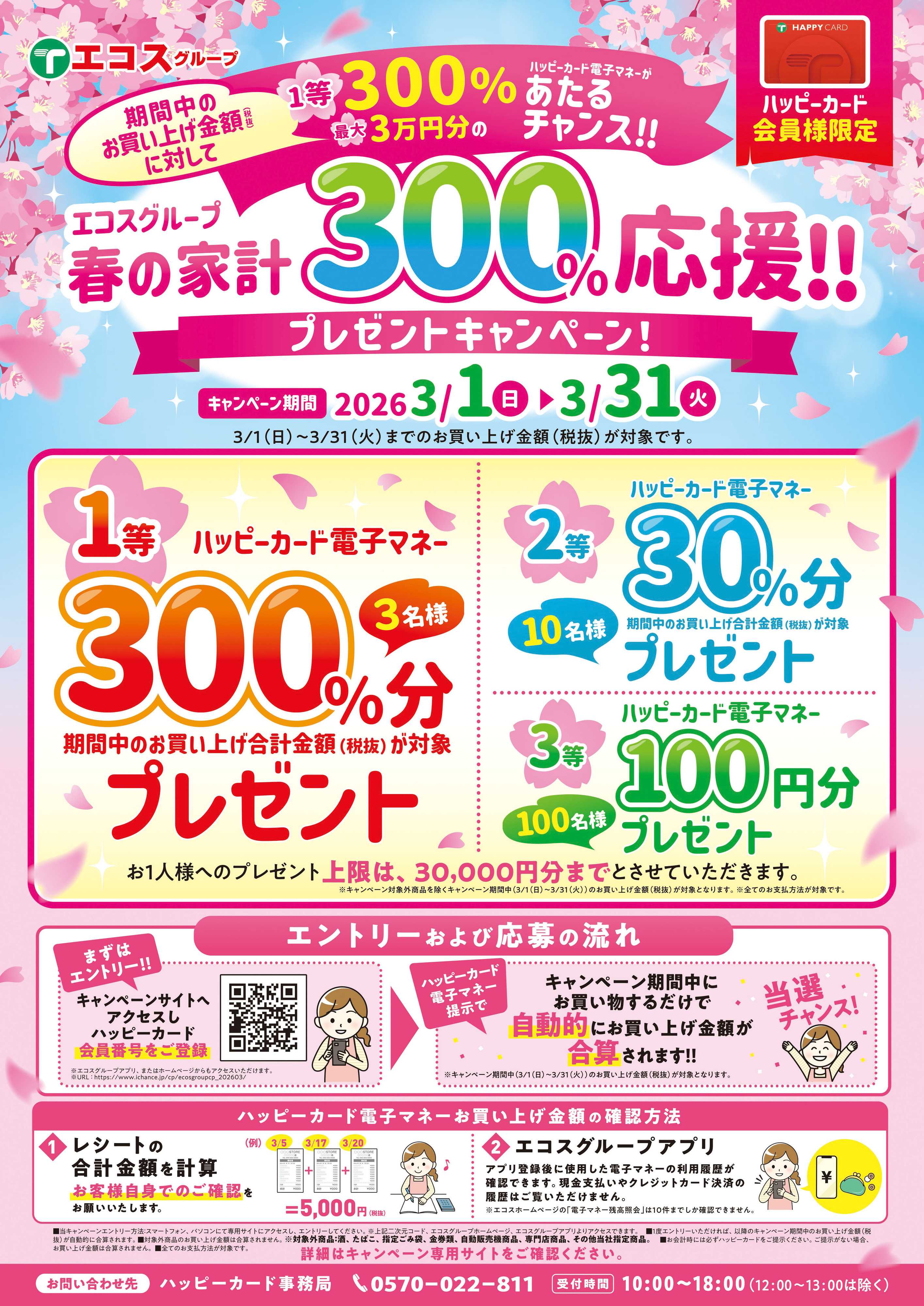 TAIRAYA 春の家計プレゼントキャンペーン