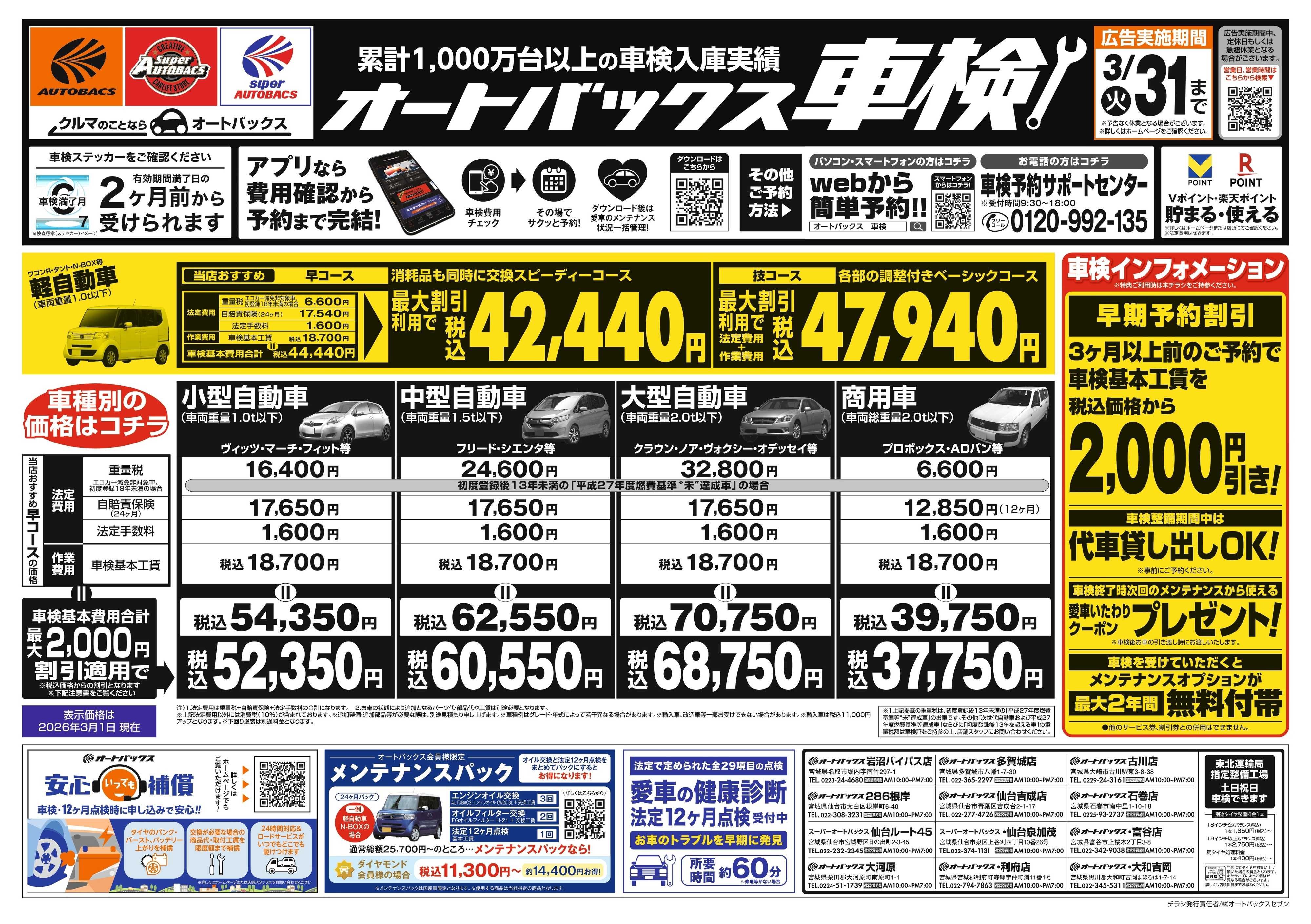 オートバックス 車検も安心！オートバックス車検