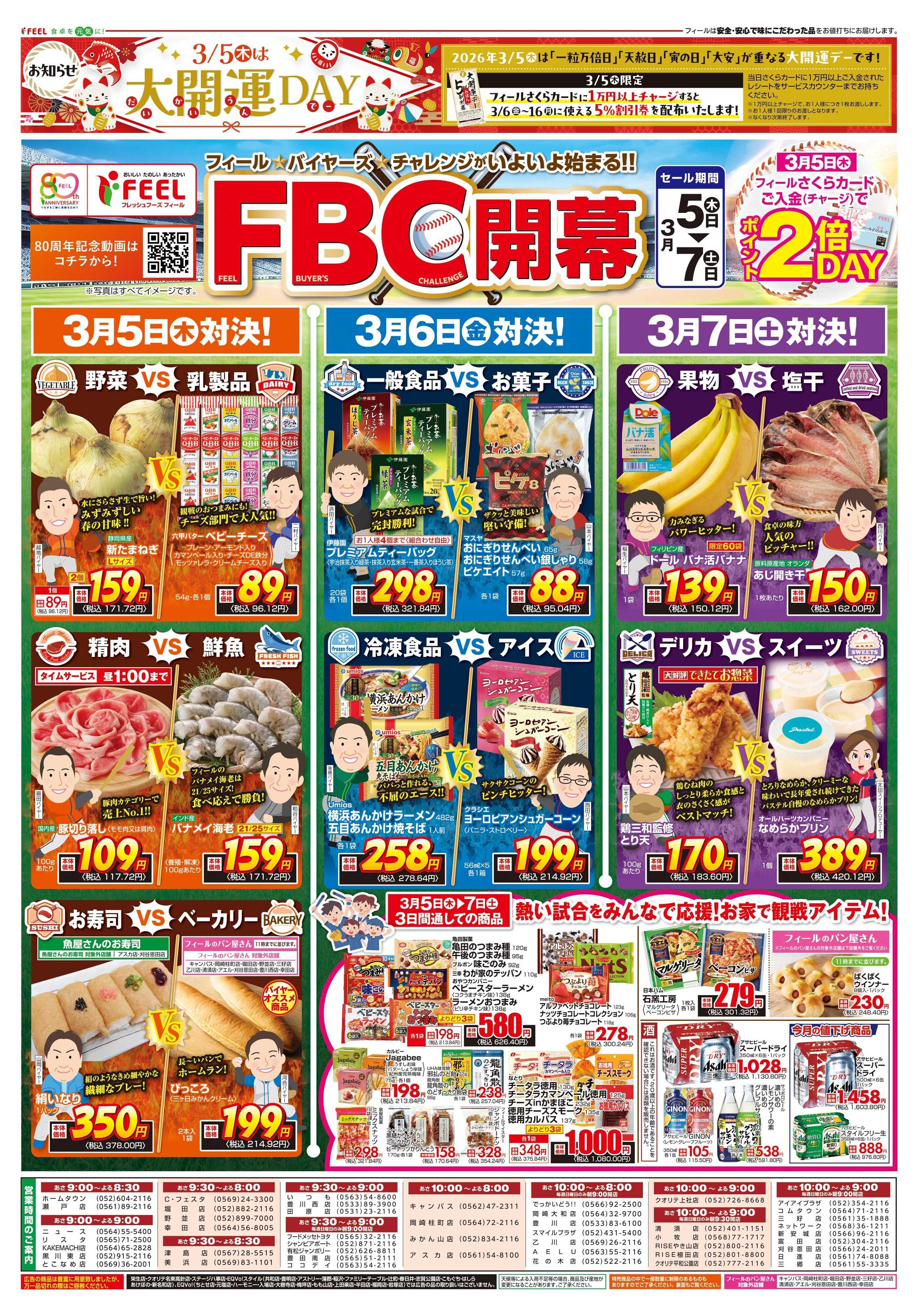 フィール FBC開幕！