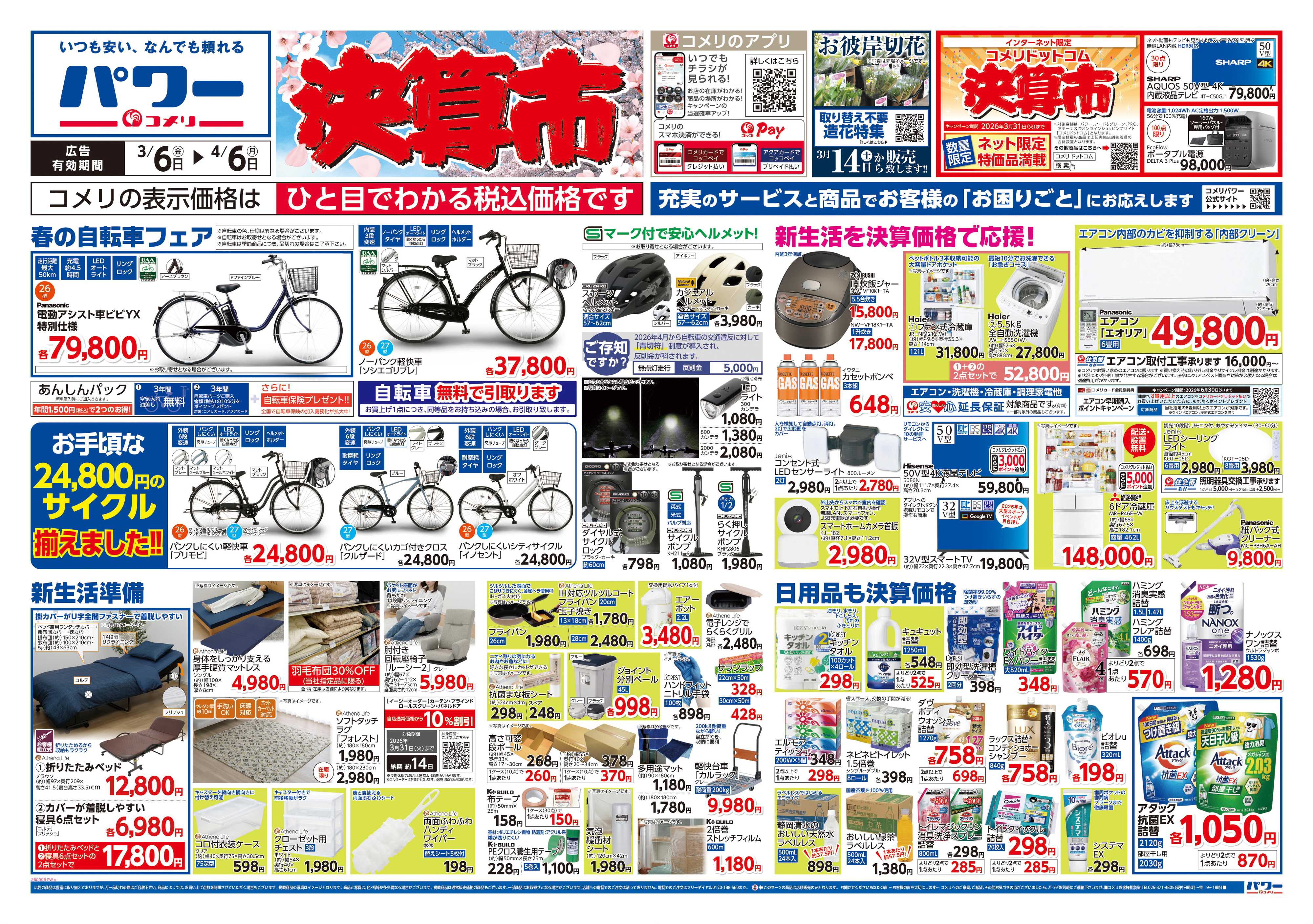 コメリパワー コメリパワー　決算市