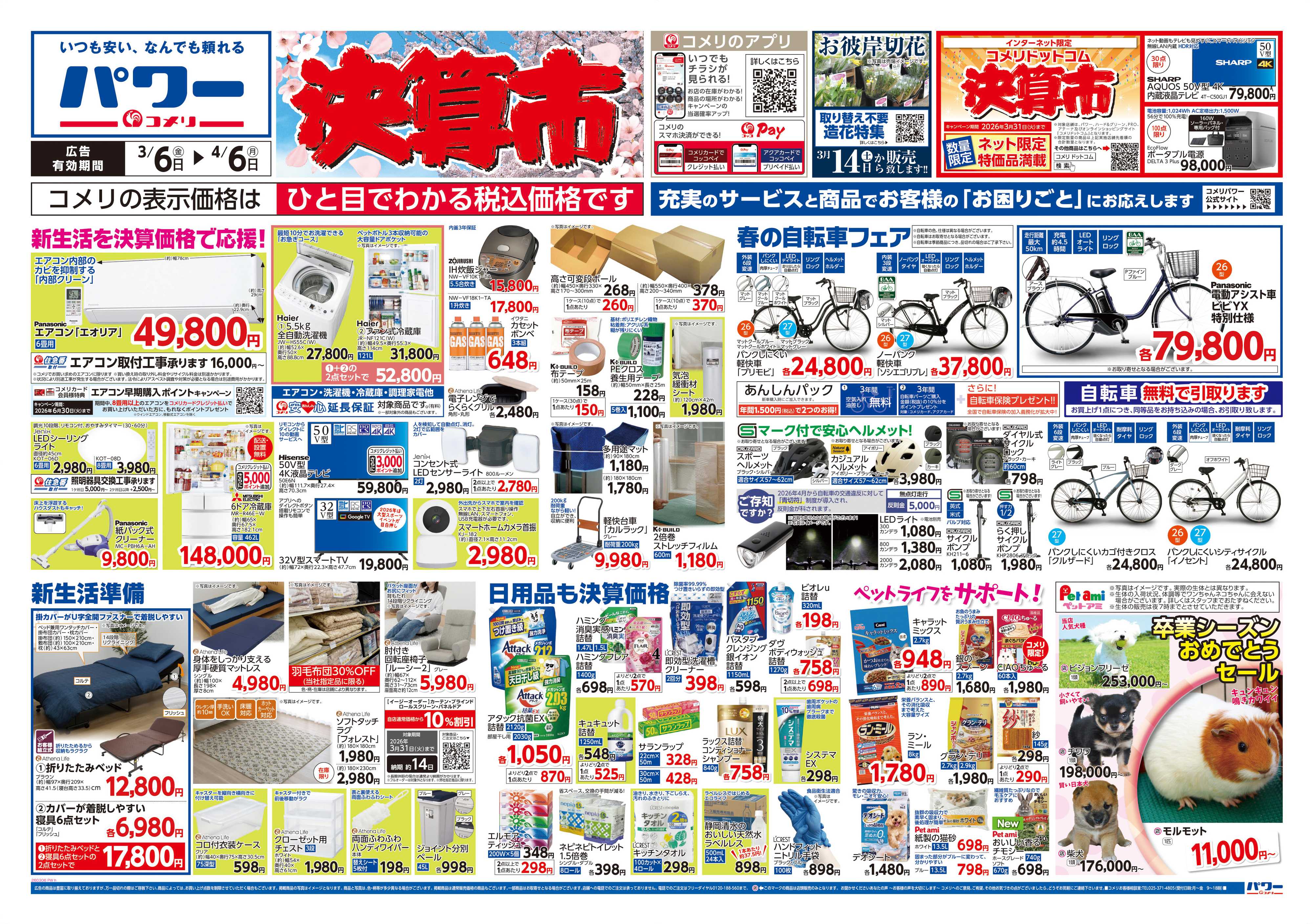 コメリパワー コメリパワー　決算市