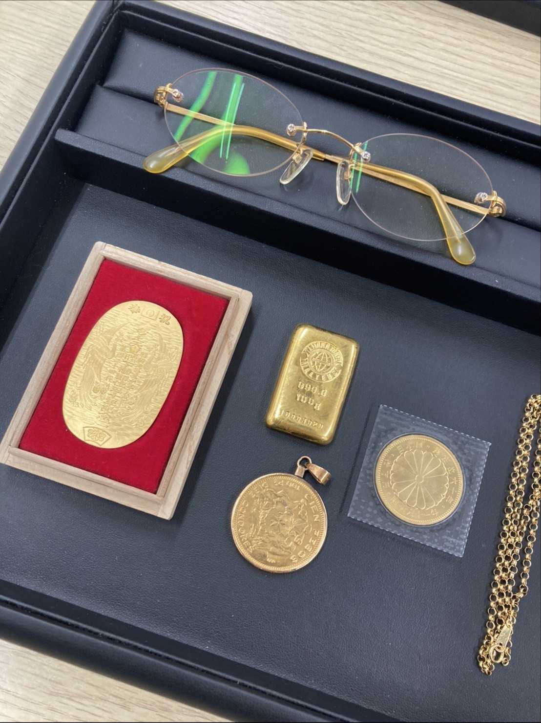 買取大吉 金インゴット、金貨、金製品