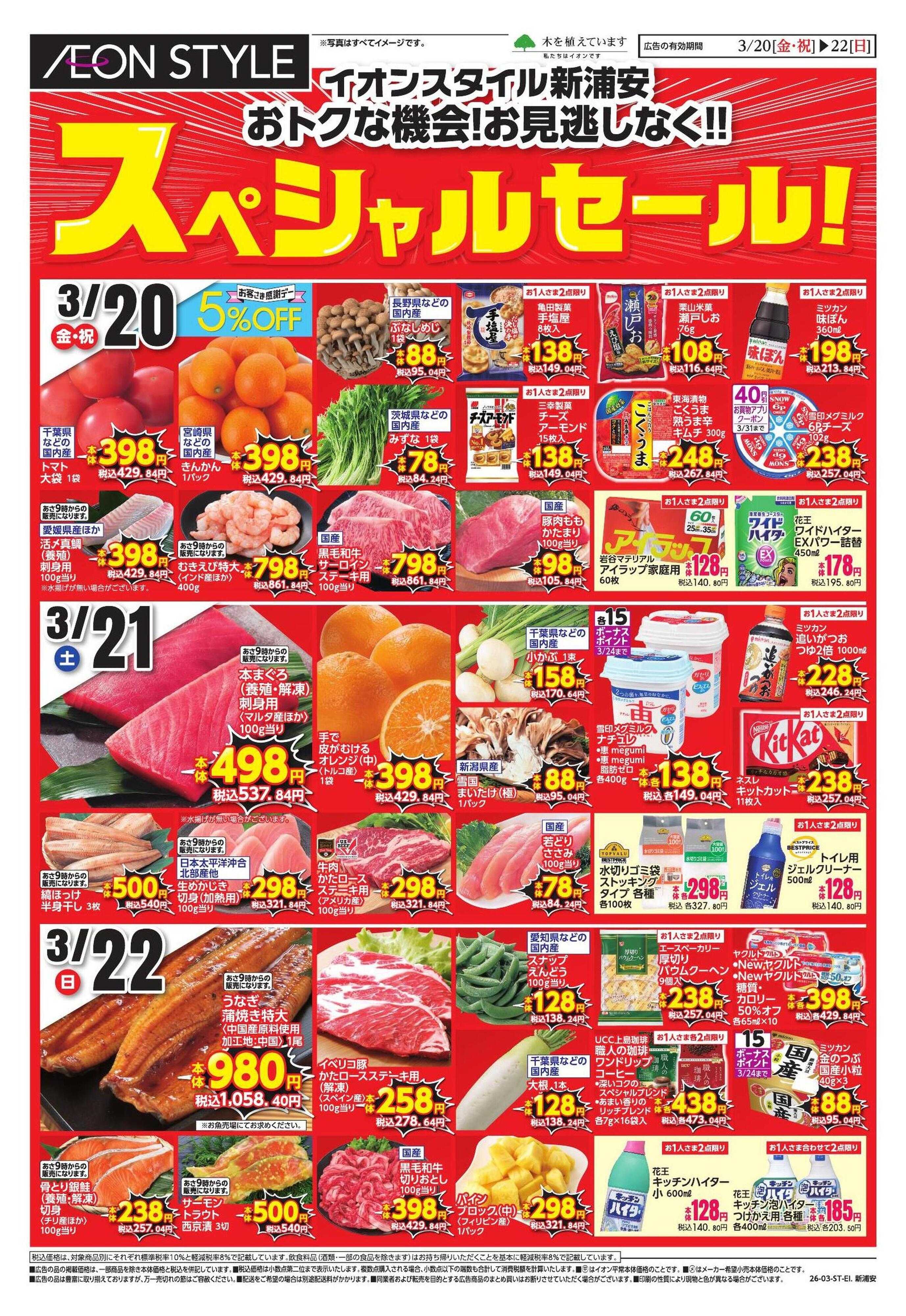 イオンスタイル ヤオコー対策（新浦安）