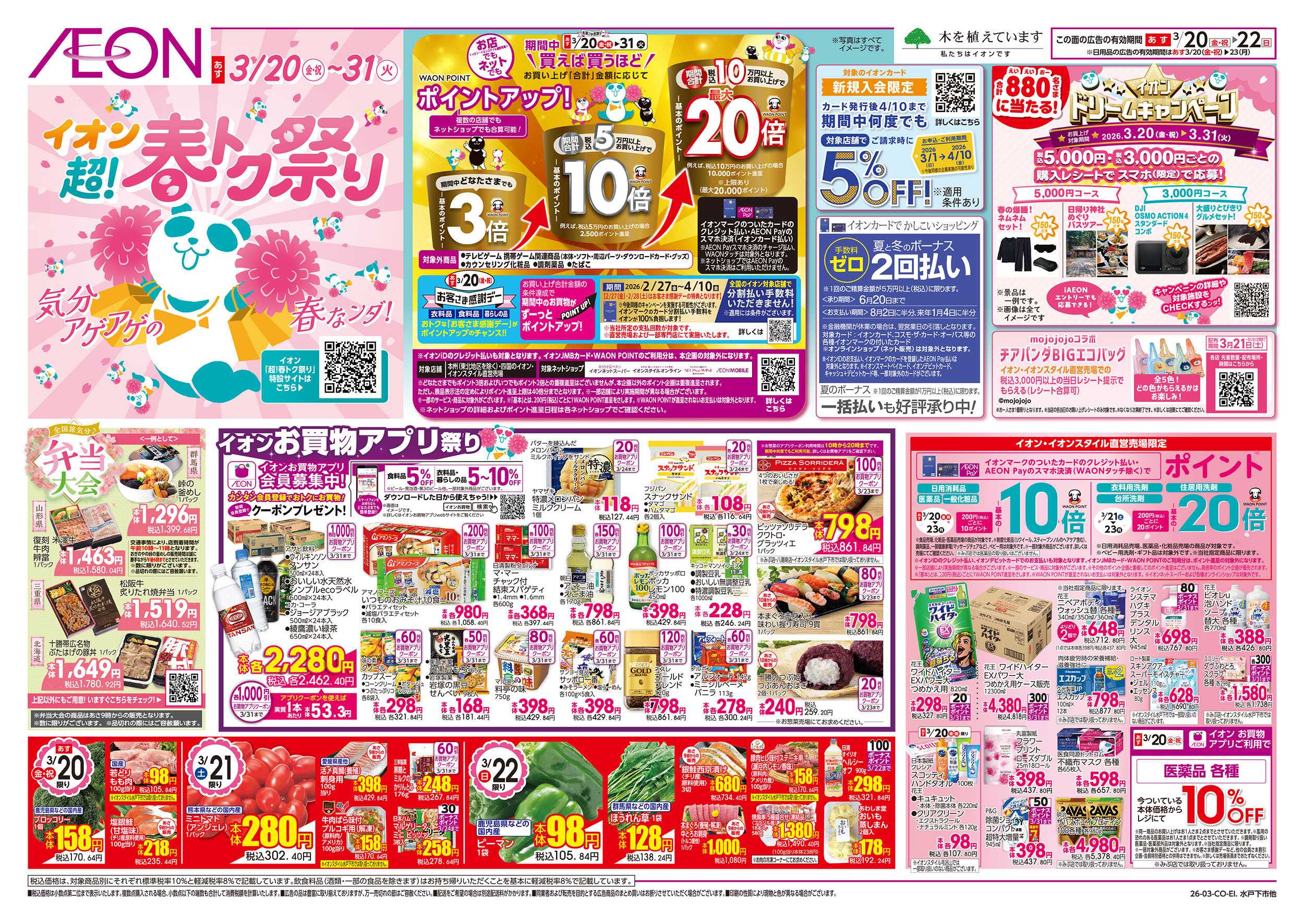 イオン 3/20号　超！春トク祭り：表面