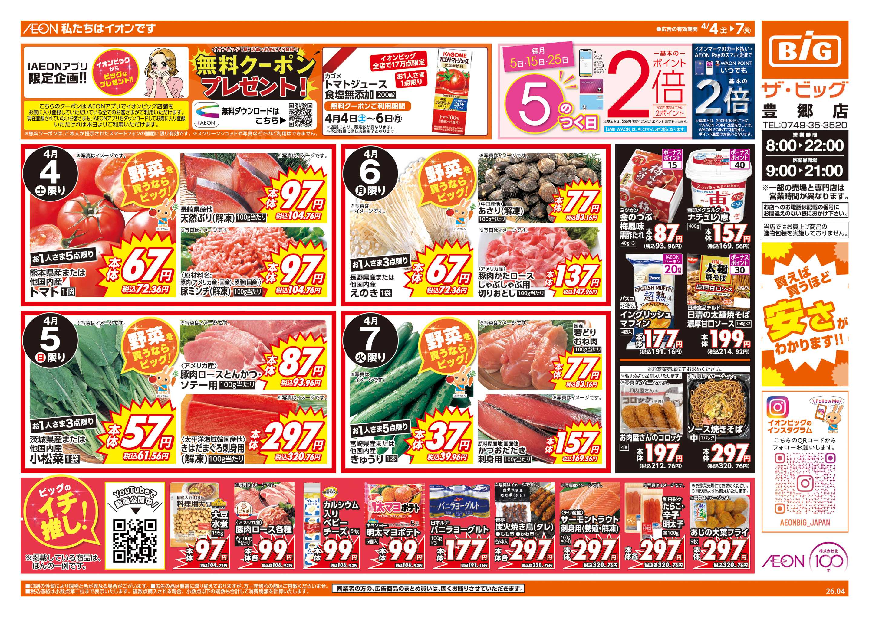 ザ・ビッグ 週末チラシ