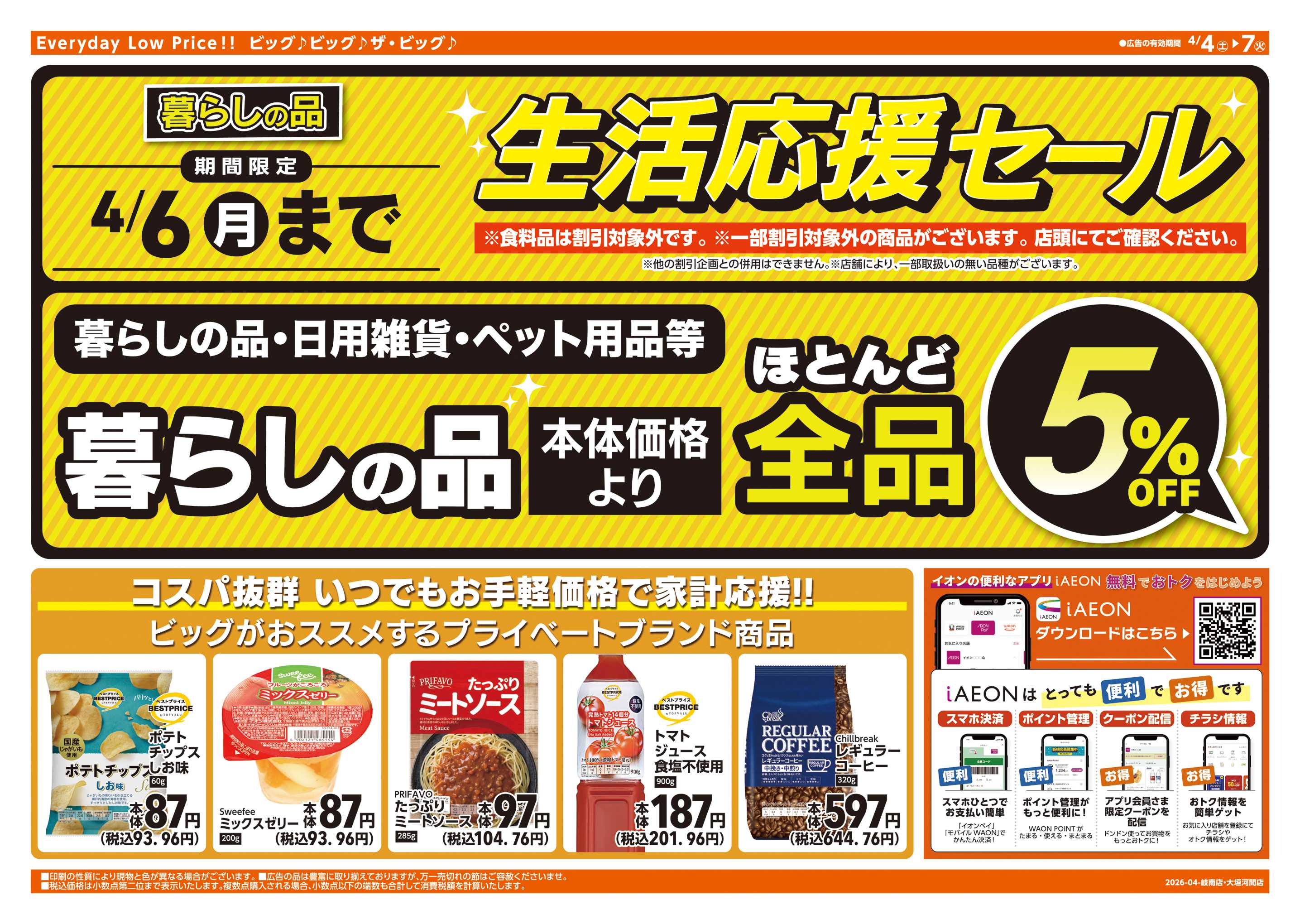 ザ・ビッグ 週末チラシ