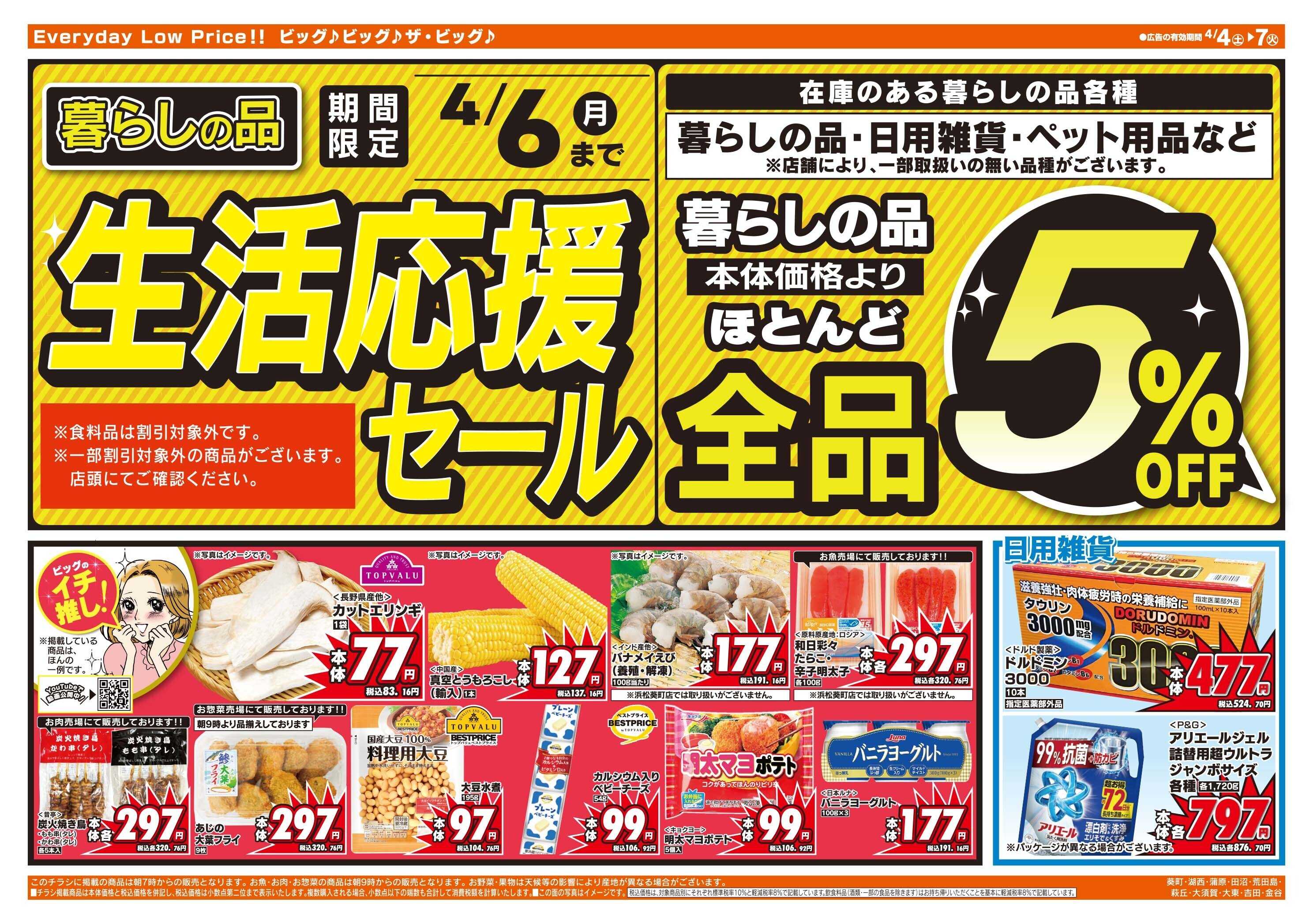 ザ・ビッグ 週末のお買い物はザ・ビッグで！