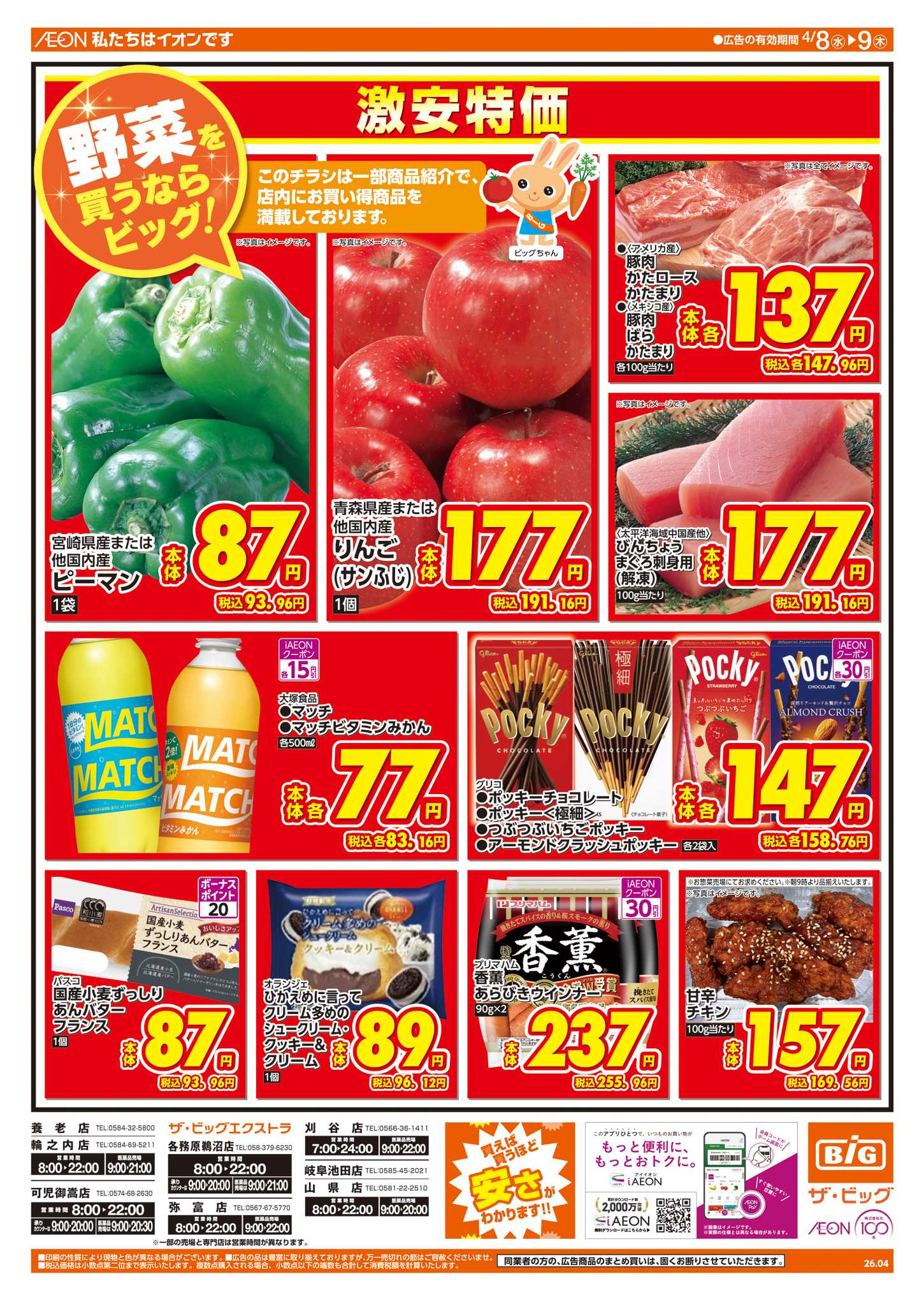 ザ・ビッグエクストラ 週中チラシ