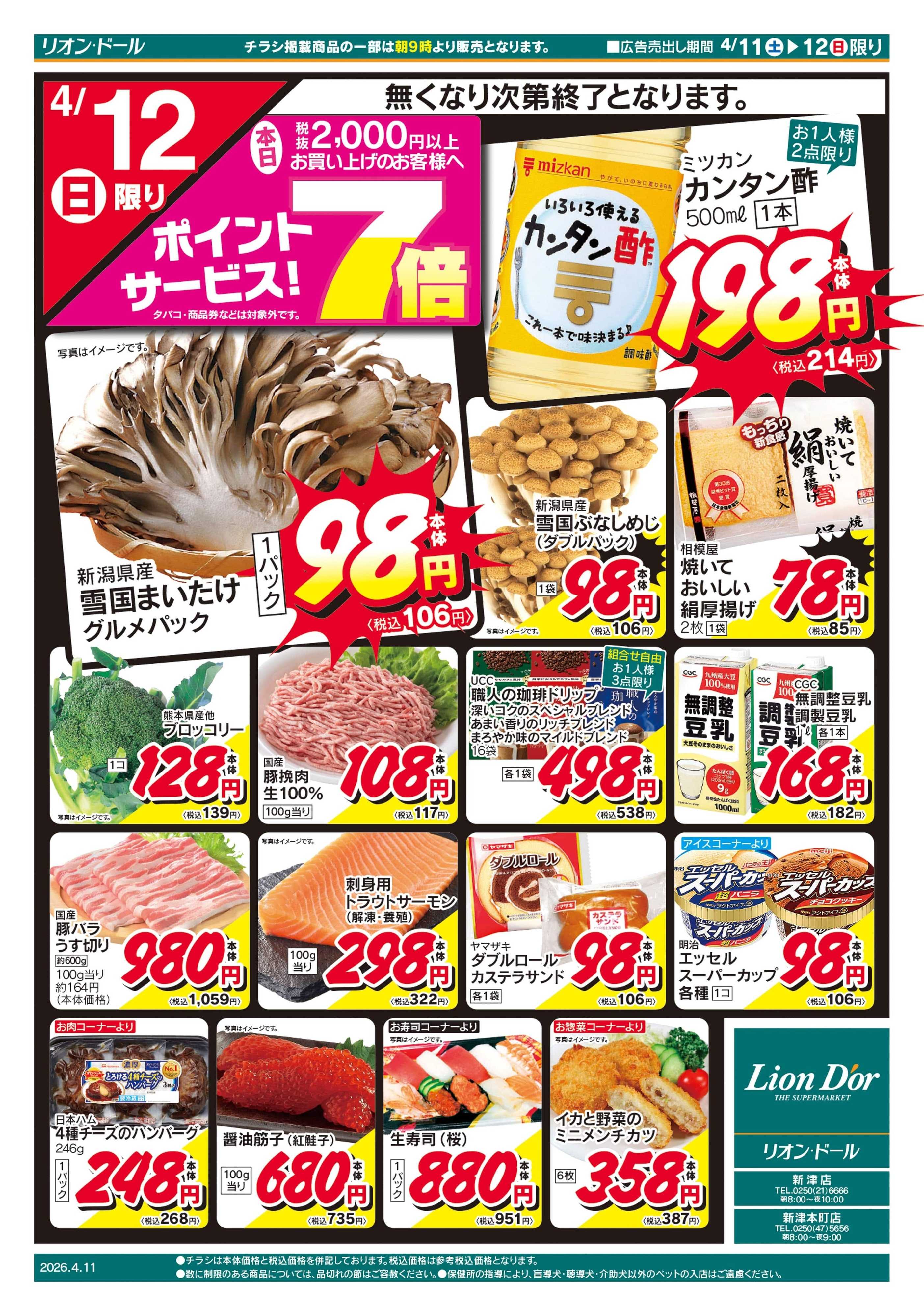 リオン・ドール 4/11号新津号外