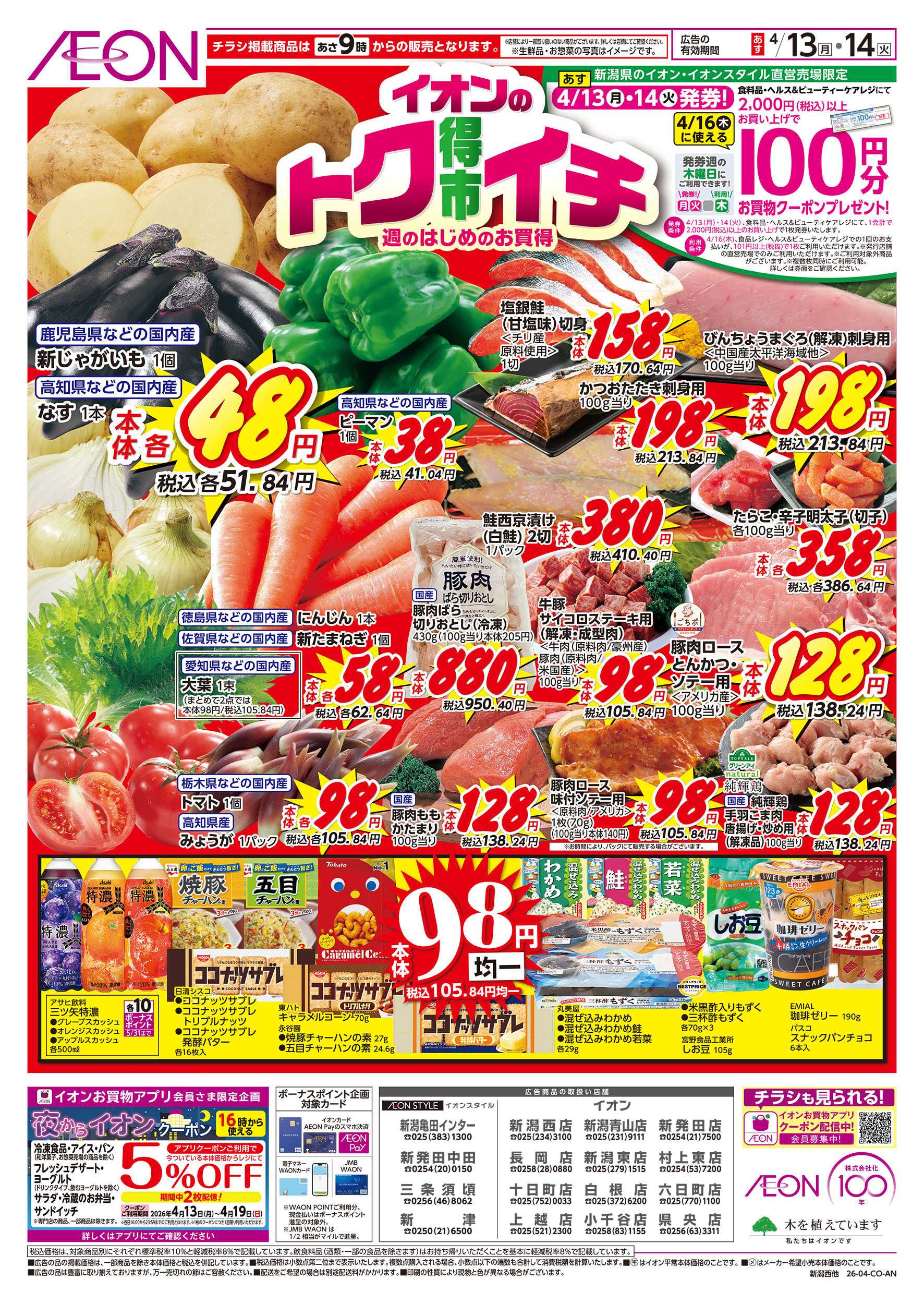 イオン 4/13号　イオンのトクイチ：表面