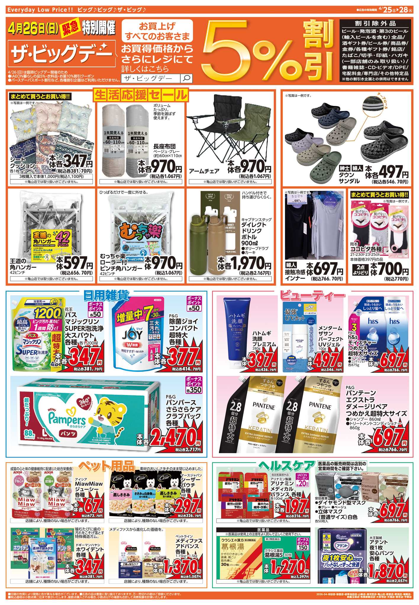 ザ・ビッグエクストラ 週末チラシ