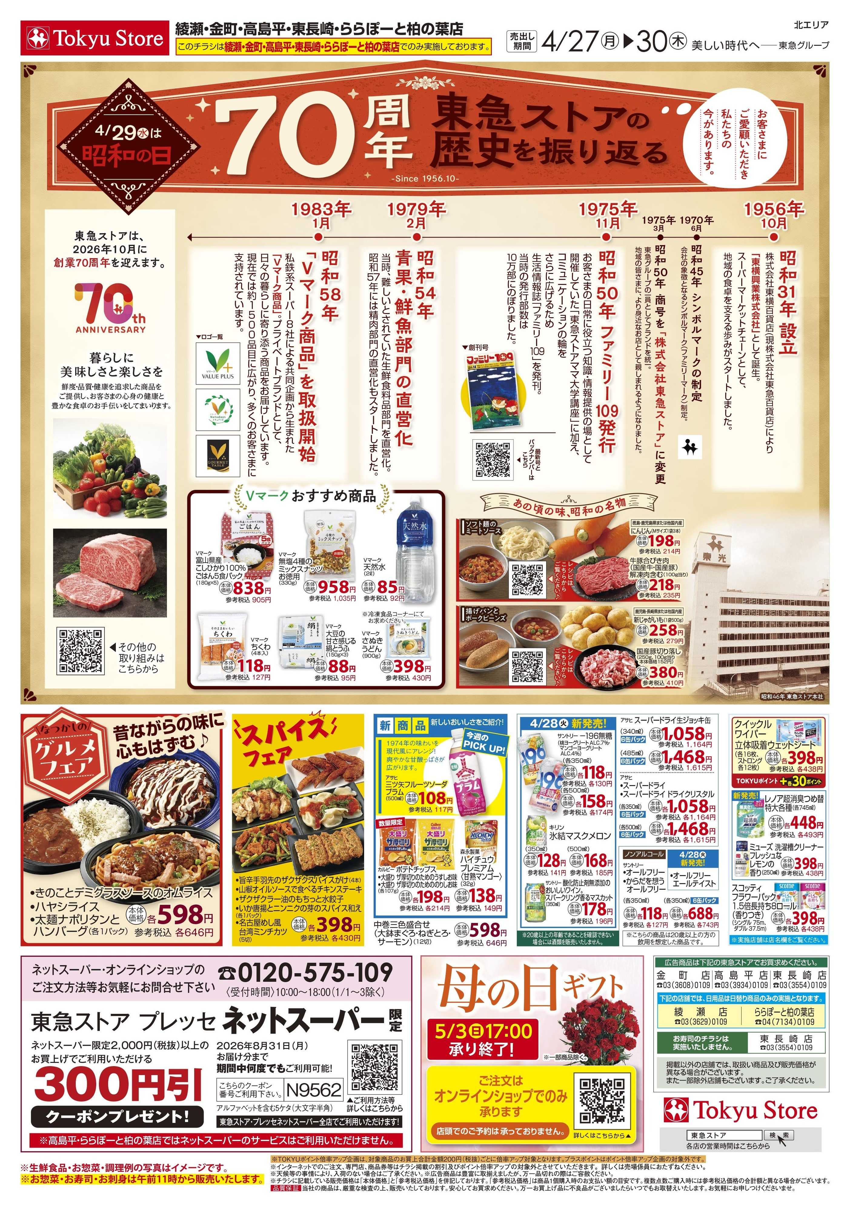 東急ストア 4月27日東急ストアチラシ配信用