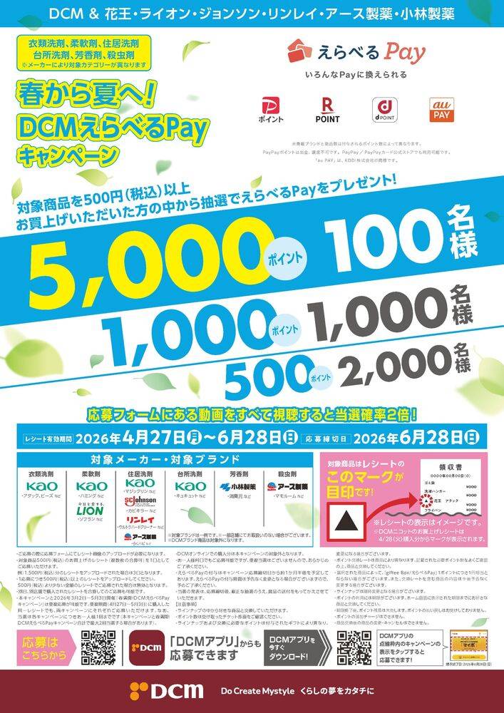 DCM 岡崎上六名店の最新チラシ・セール情報 | クラシルチラシ