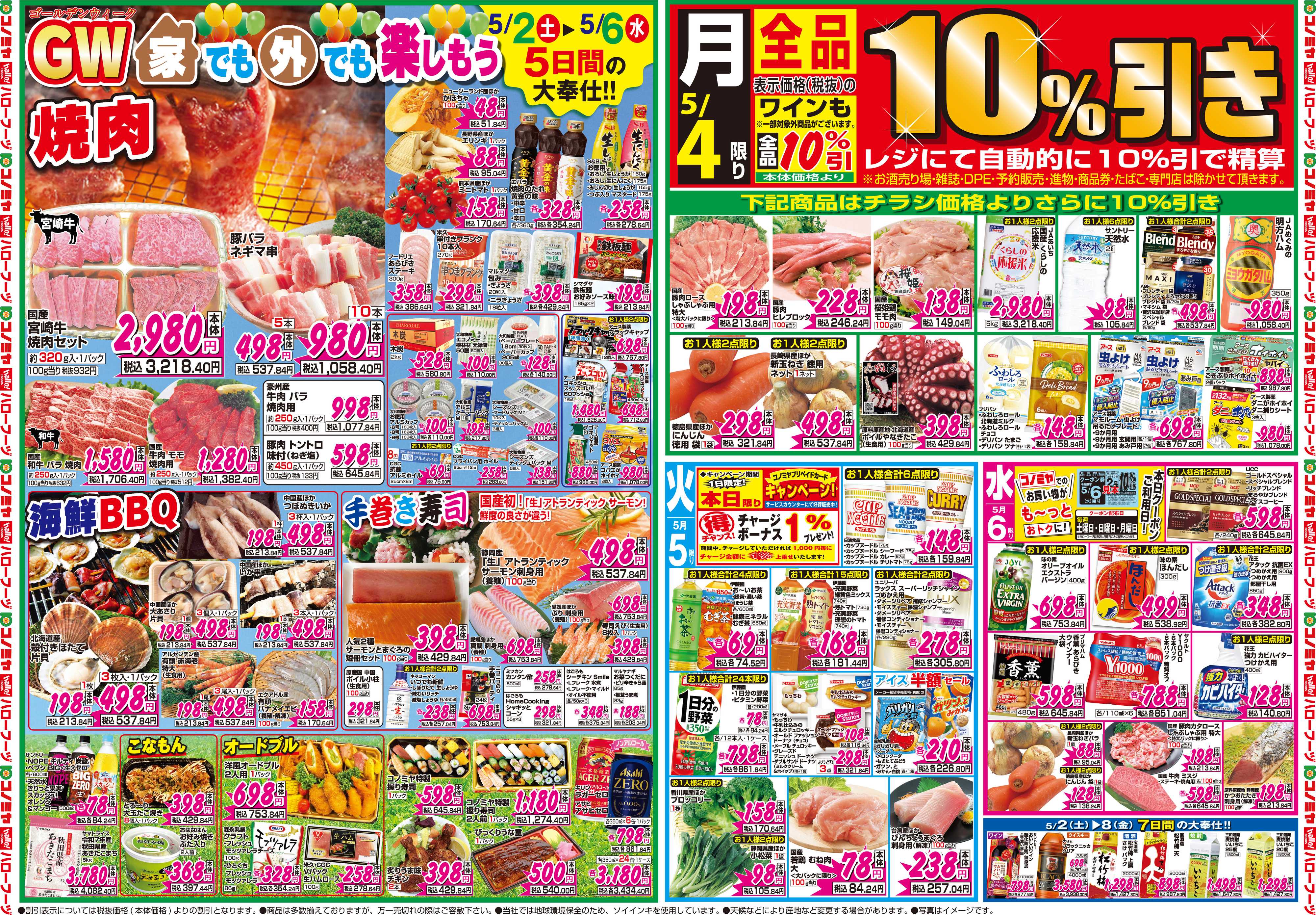 コノミヤ 5月2日号チラシ