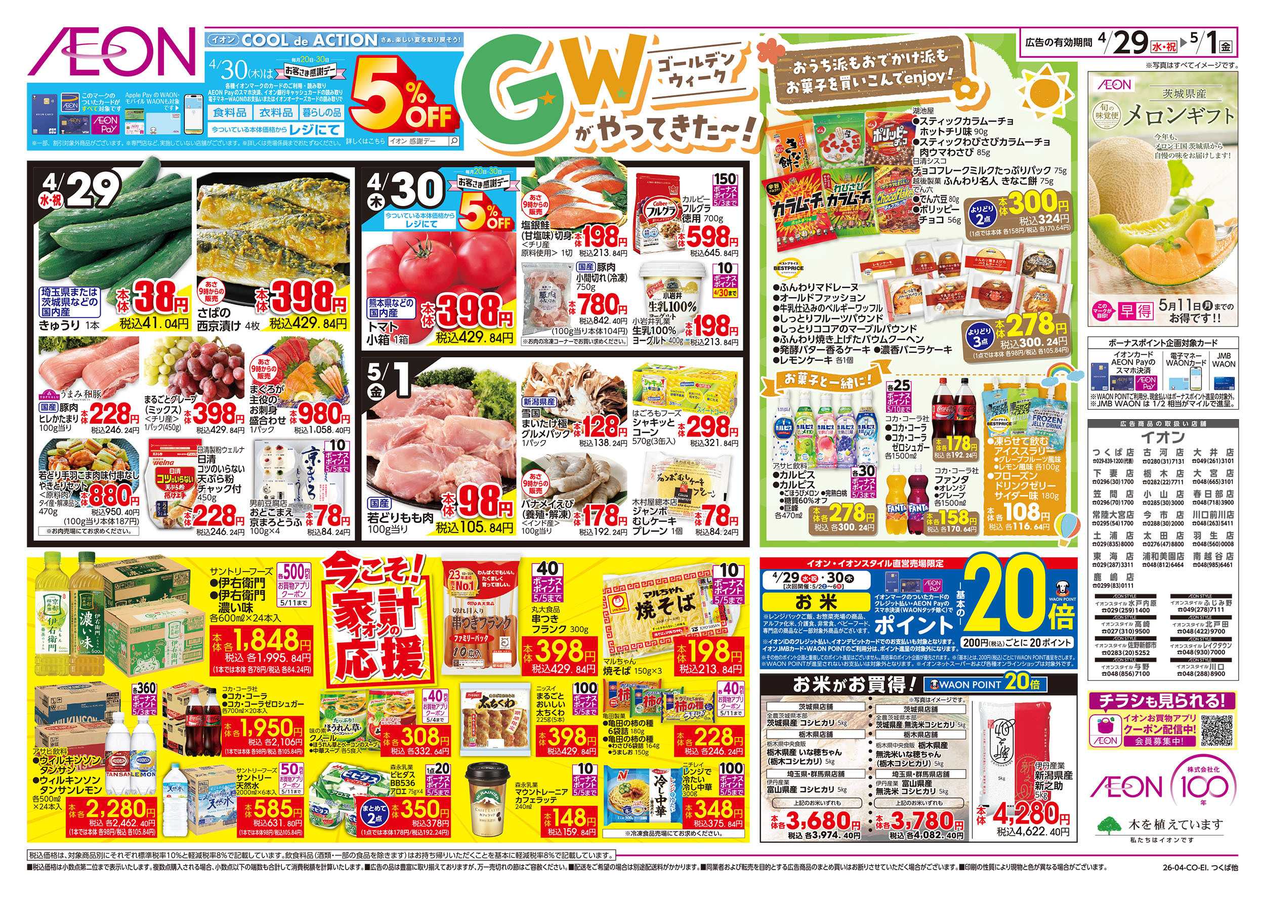 イオン 4/29号　GWがやってきた～！：表面