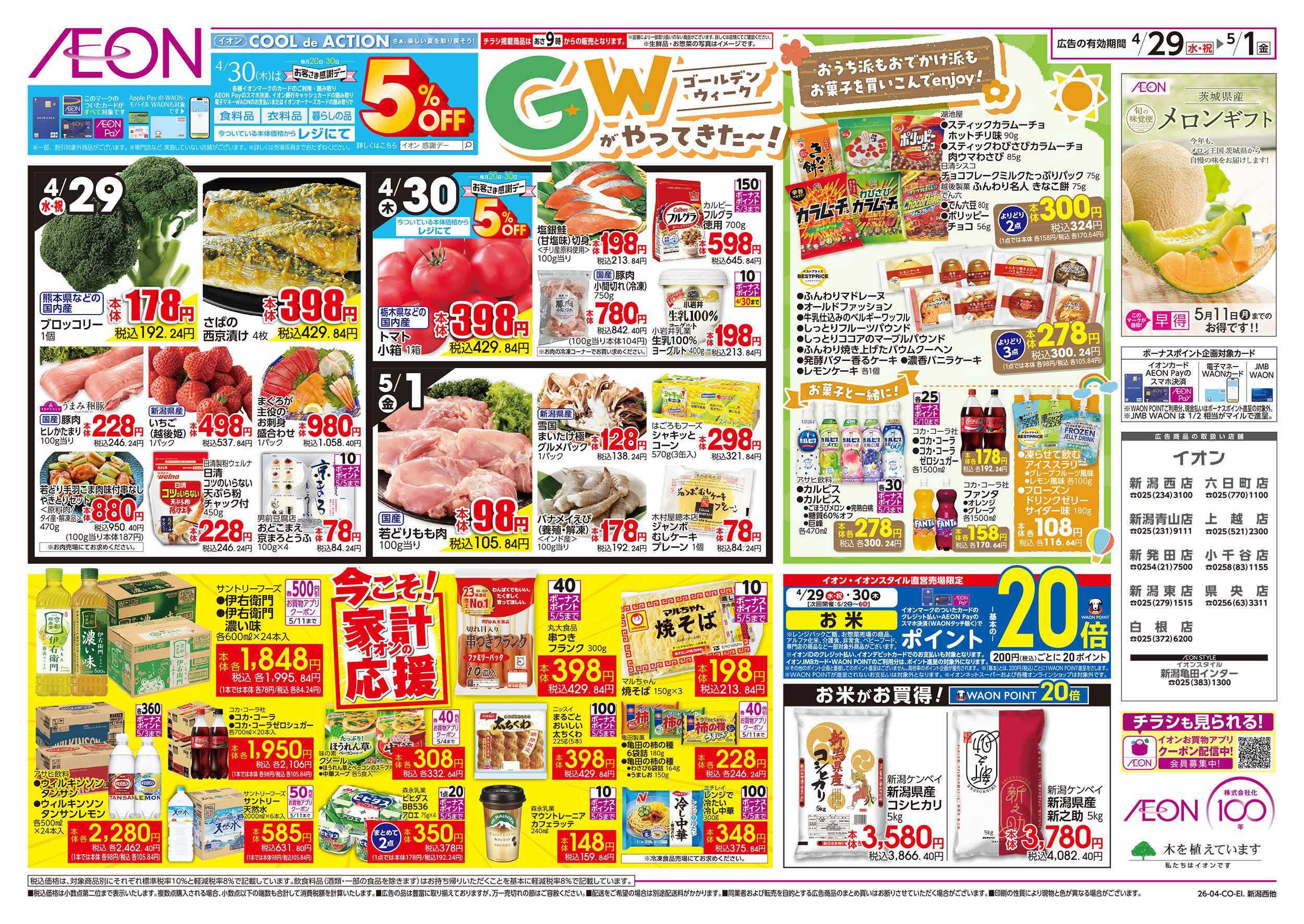 イオン 4/29号　GWがやってきた～！：表面