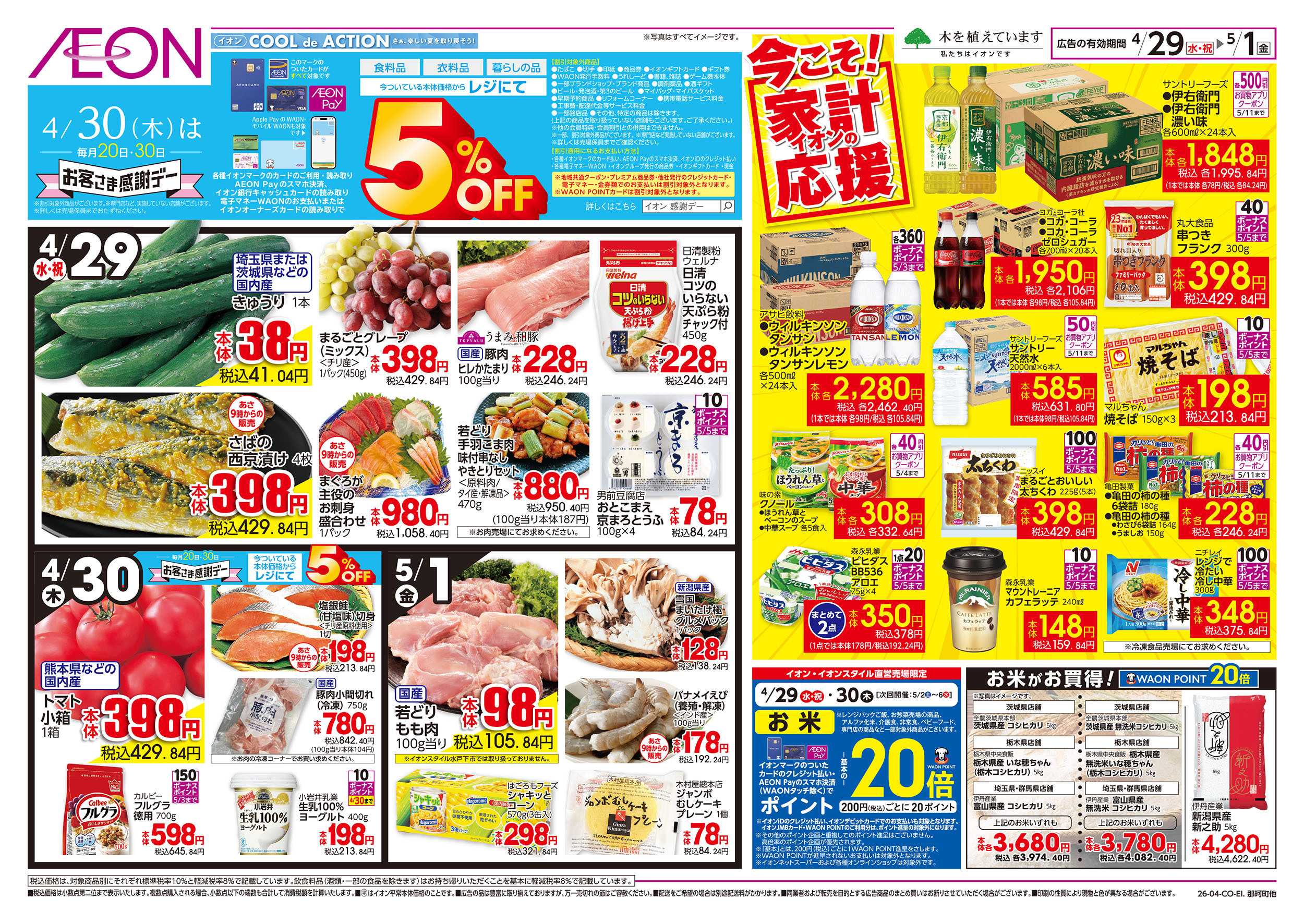 イオン 4/29号　GWがやってきた～！：表面