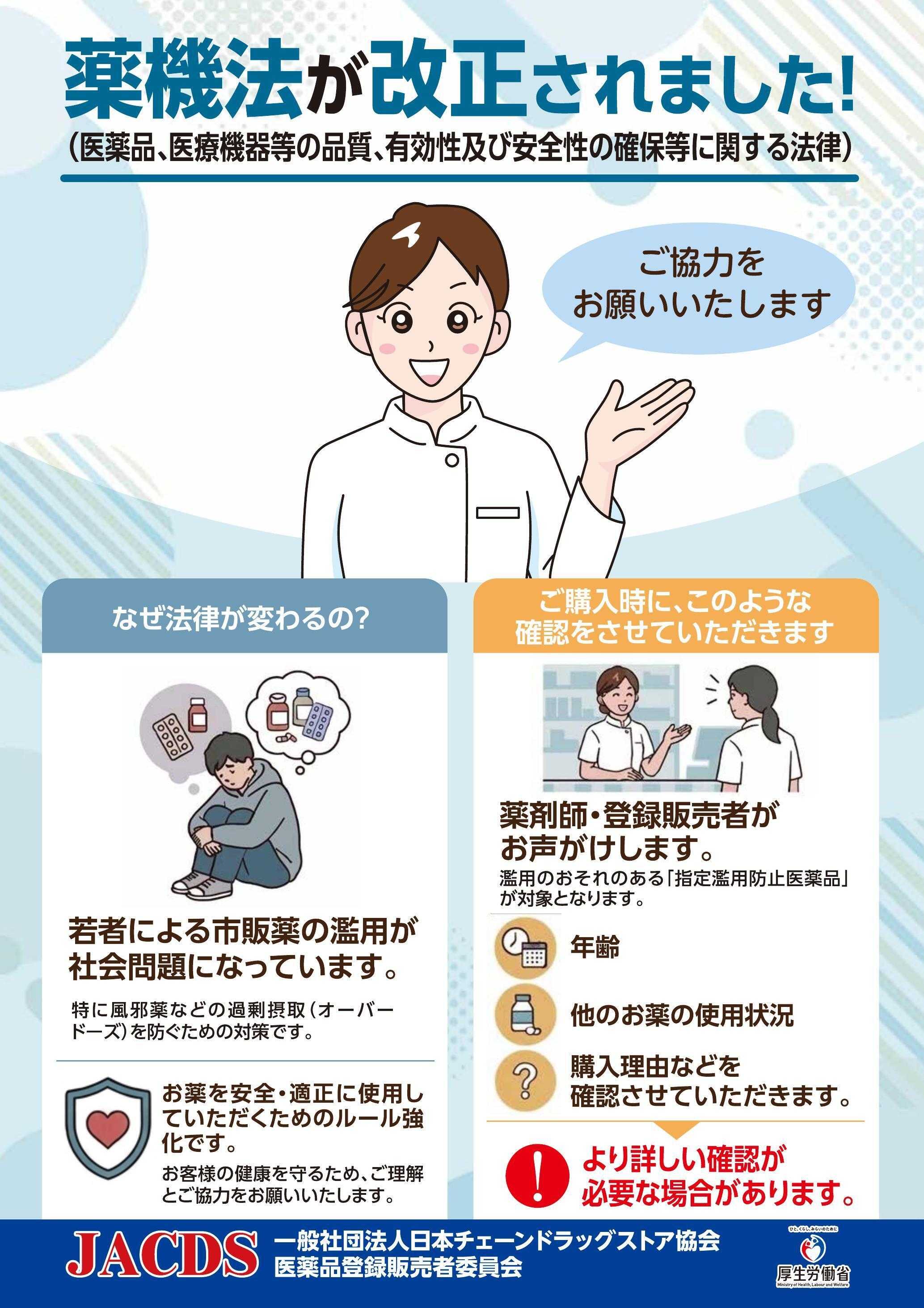 よどや 薬機法が改正されました