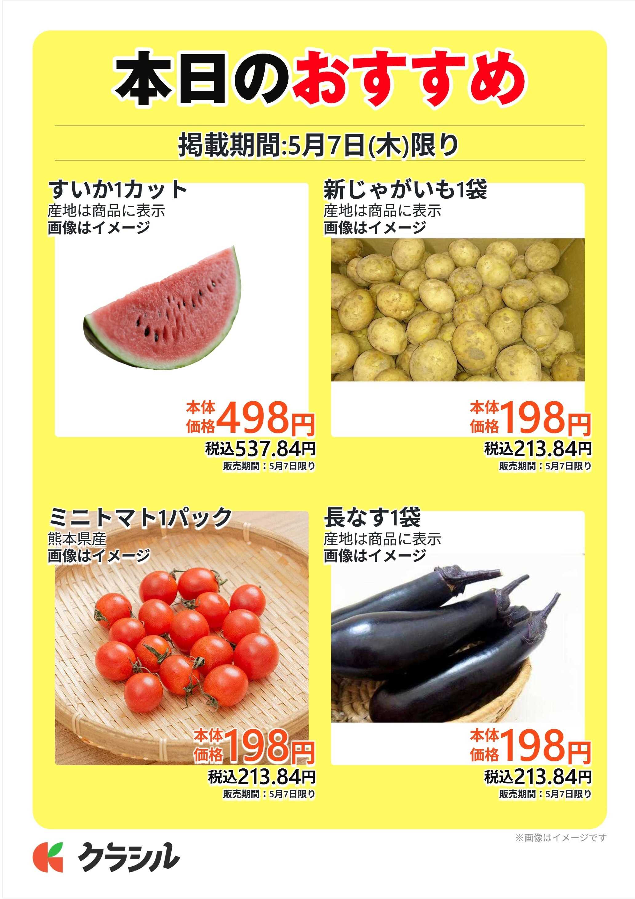 澤光青果 本日のおすすめ