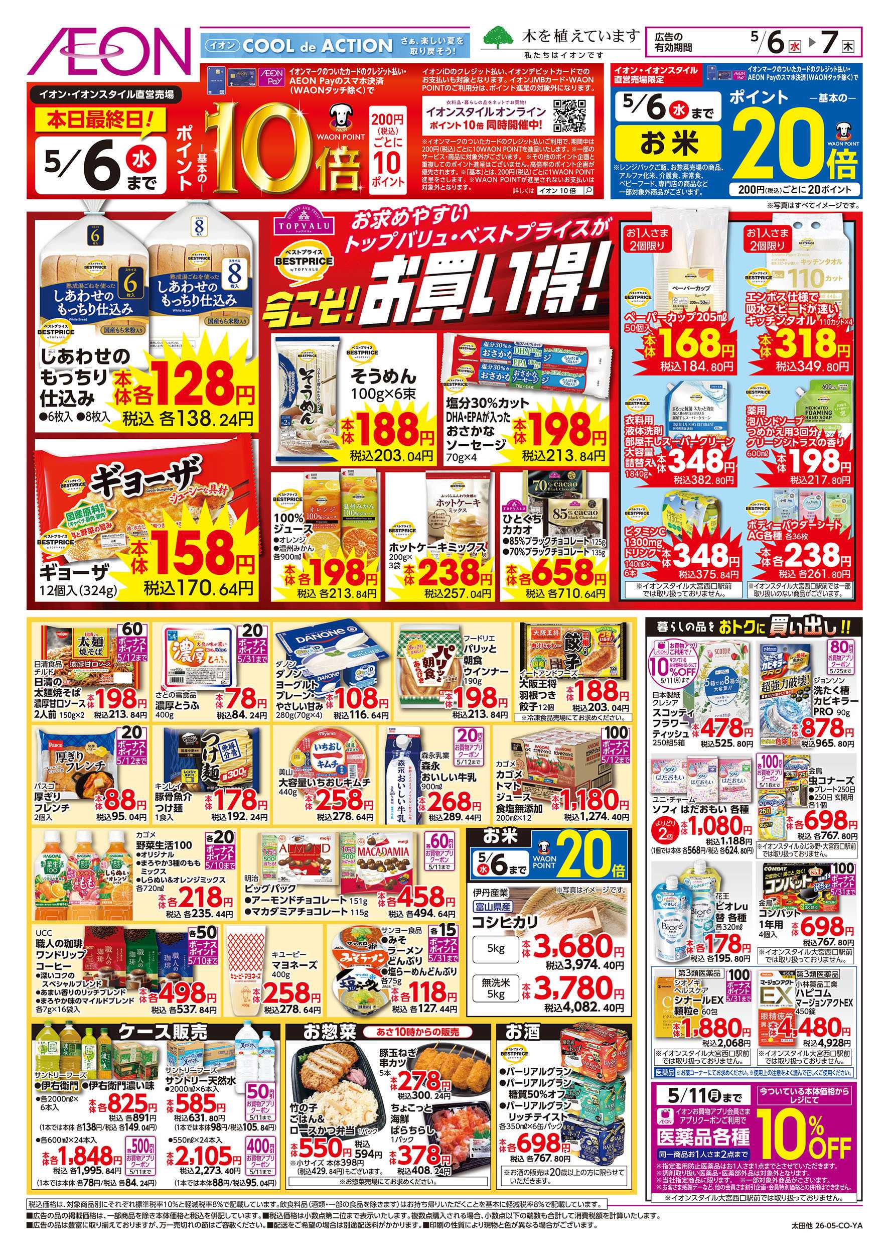 イオンスタイル 5/6号　イオンの買い出し市：裏面