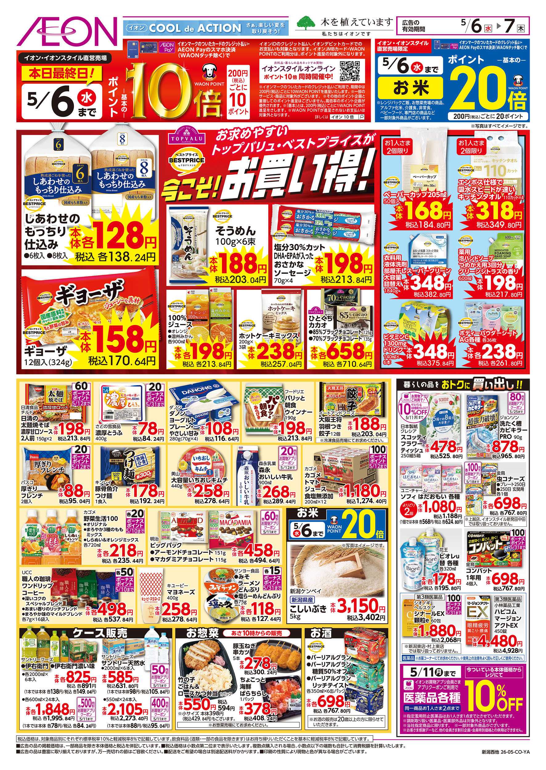 イオン 5/6号　イオンの買い出し市：裏面