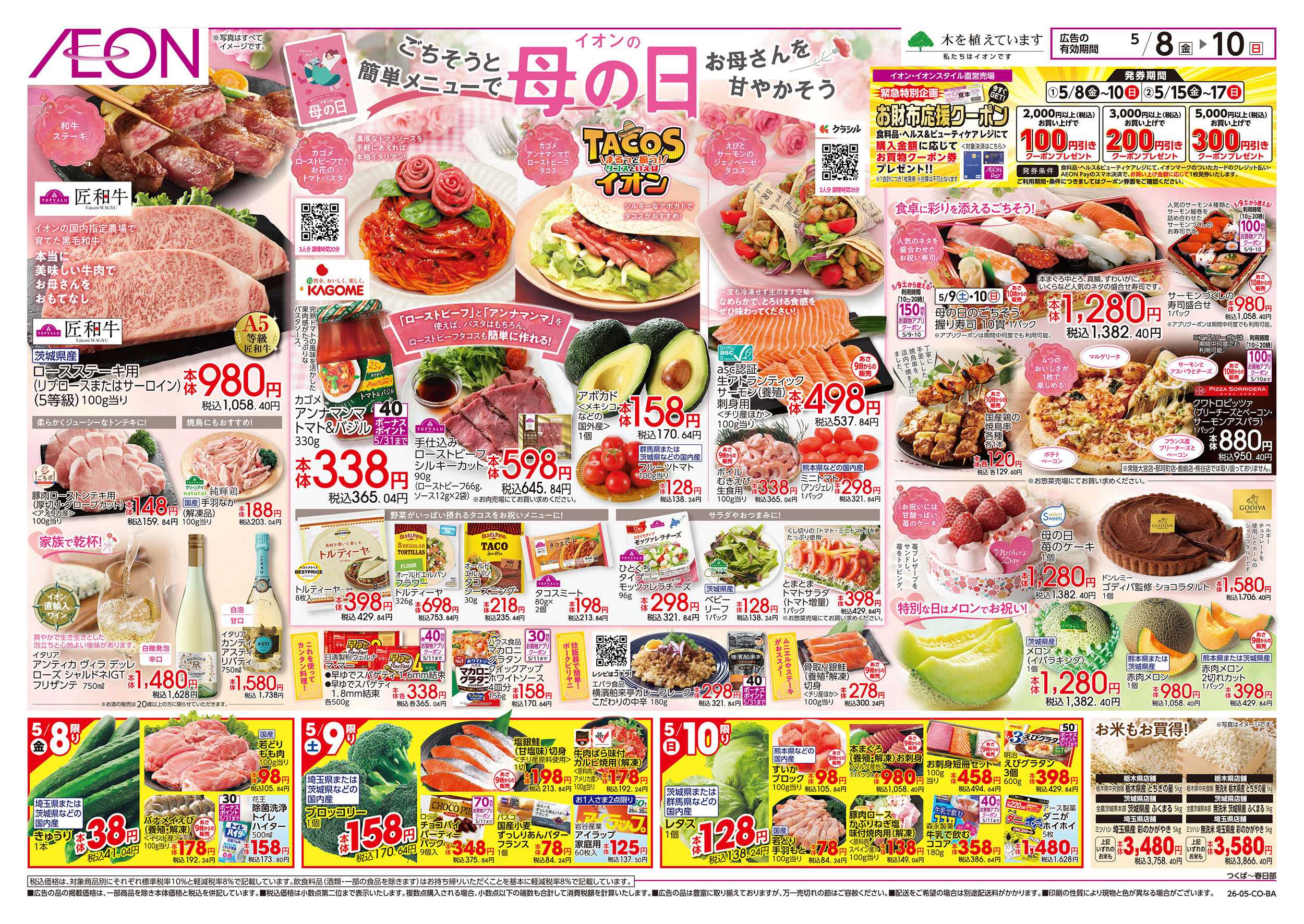 イオンスタイル 5/8号　イオンの母の日：表面