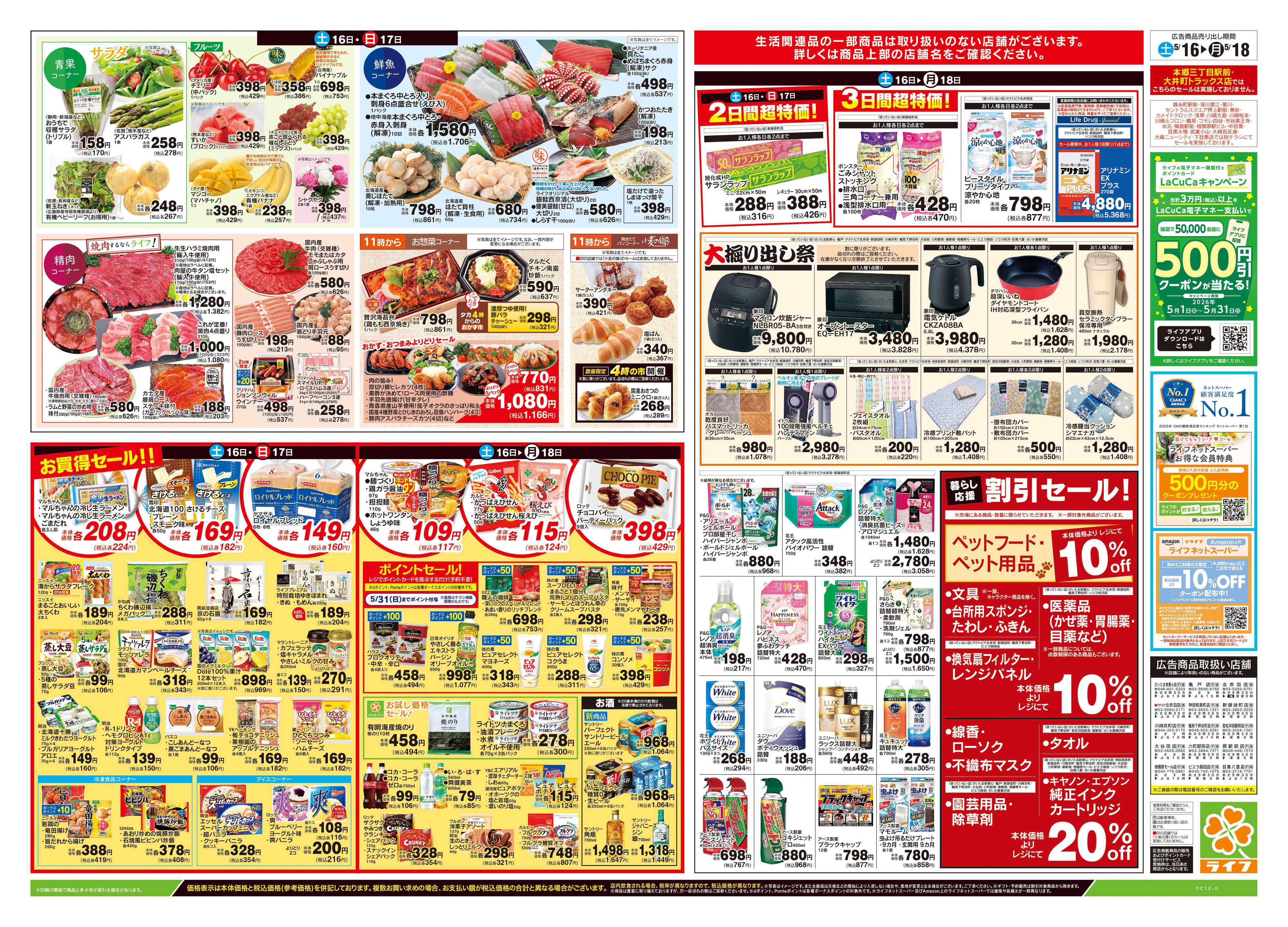 ライフ 5/16号　総力祭/メロン集めました