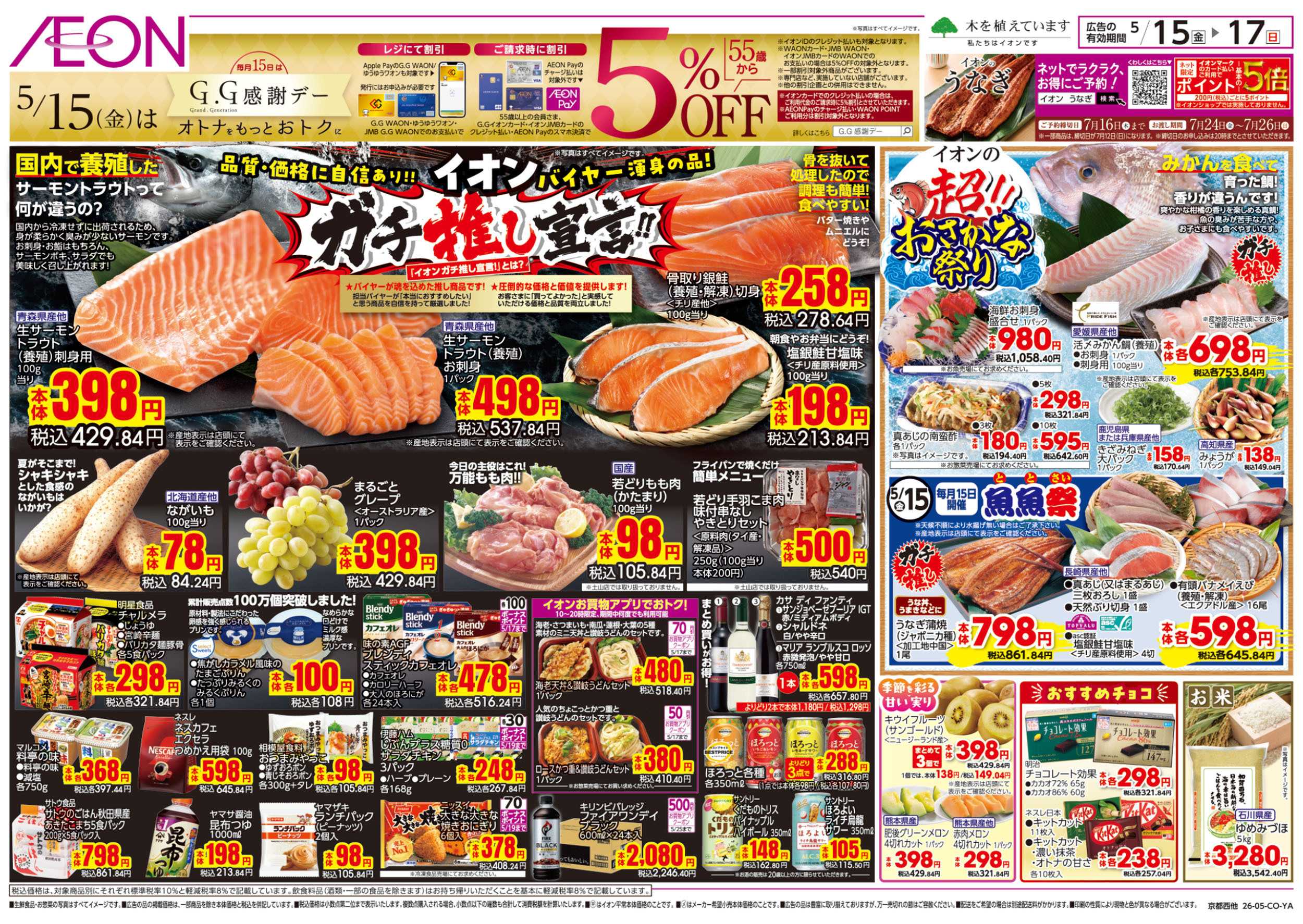 イオンスタイル 第12週　5/15号　ガチ推し宣言
