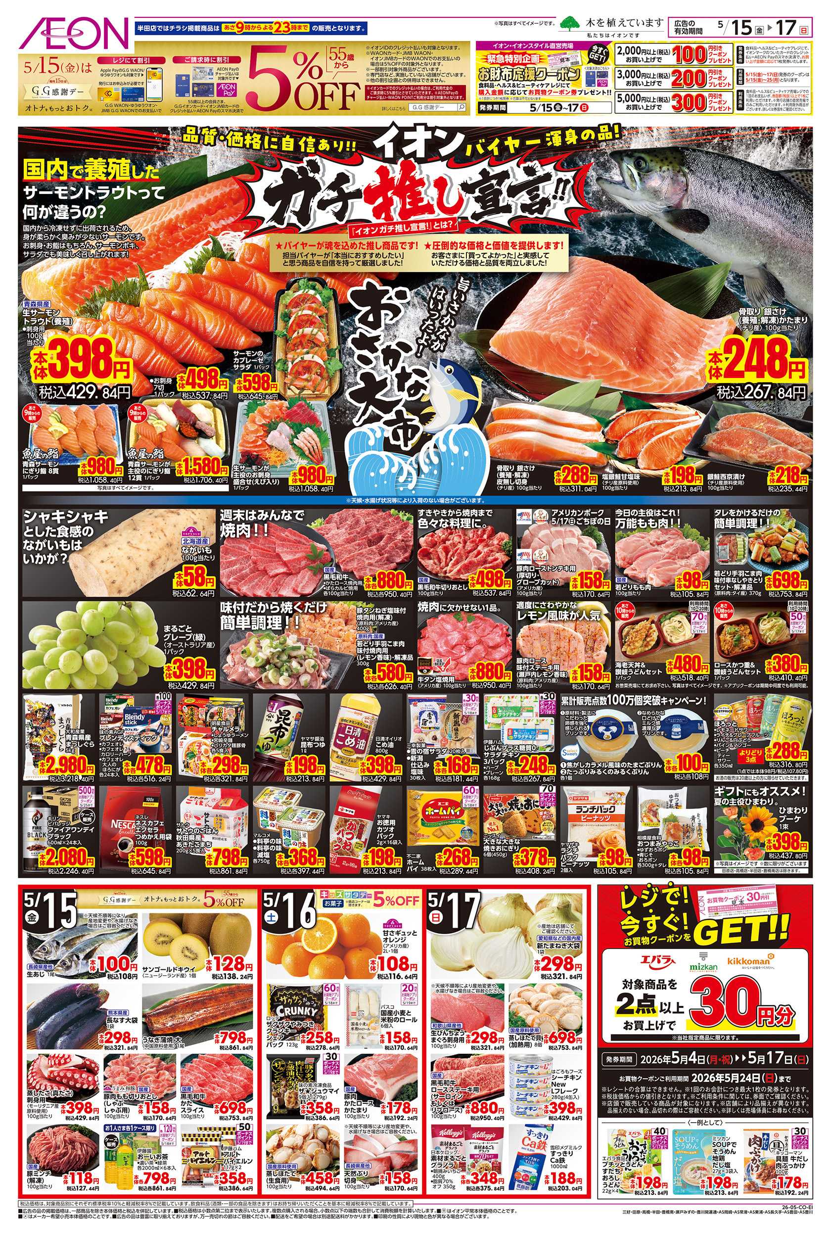 イオン 5/15～5/17