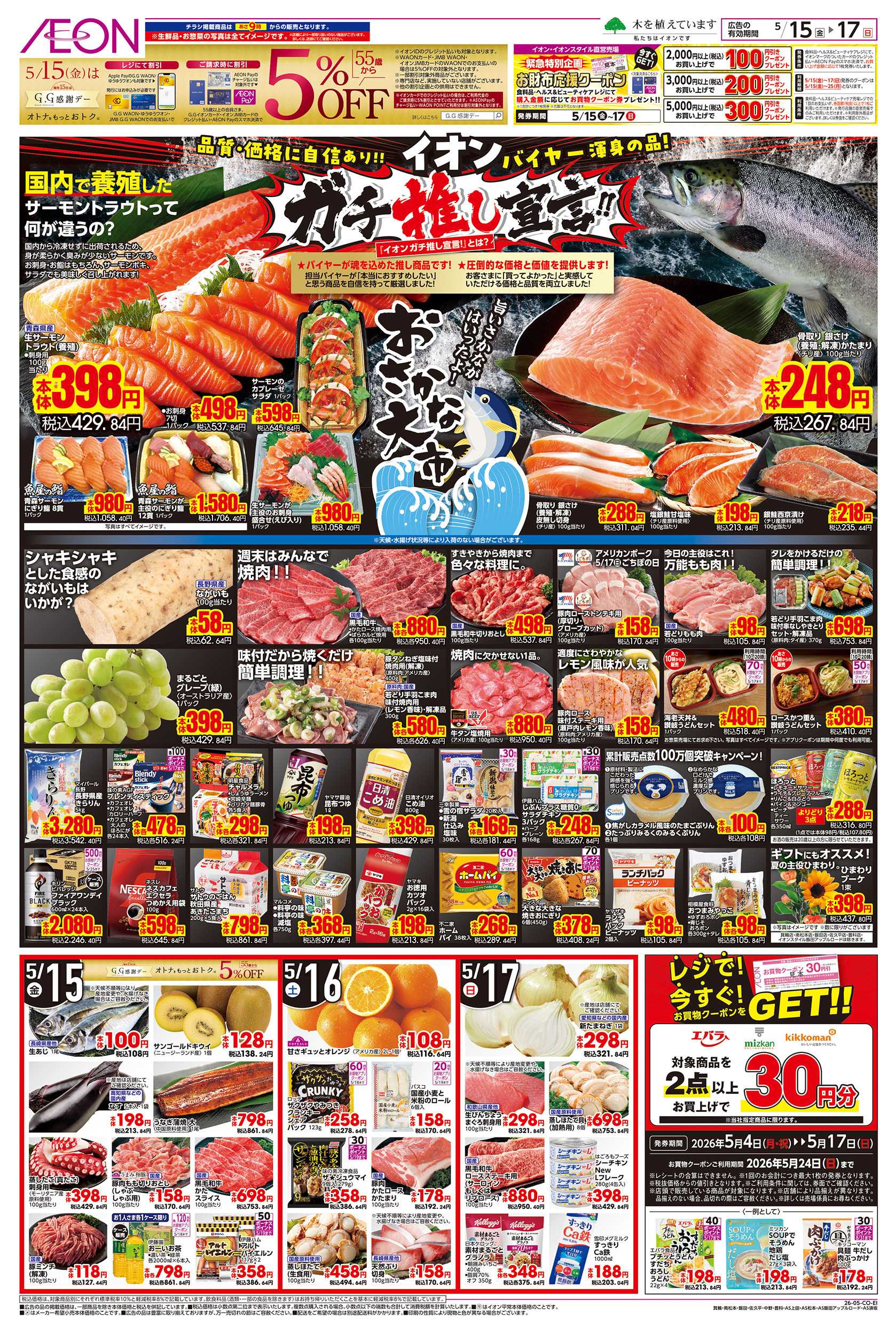 イオンスタイル 5/15～5/17